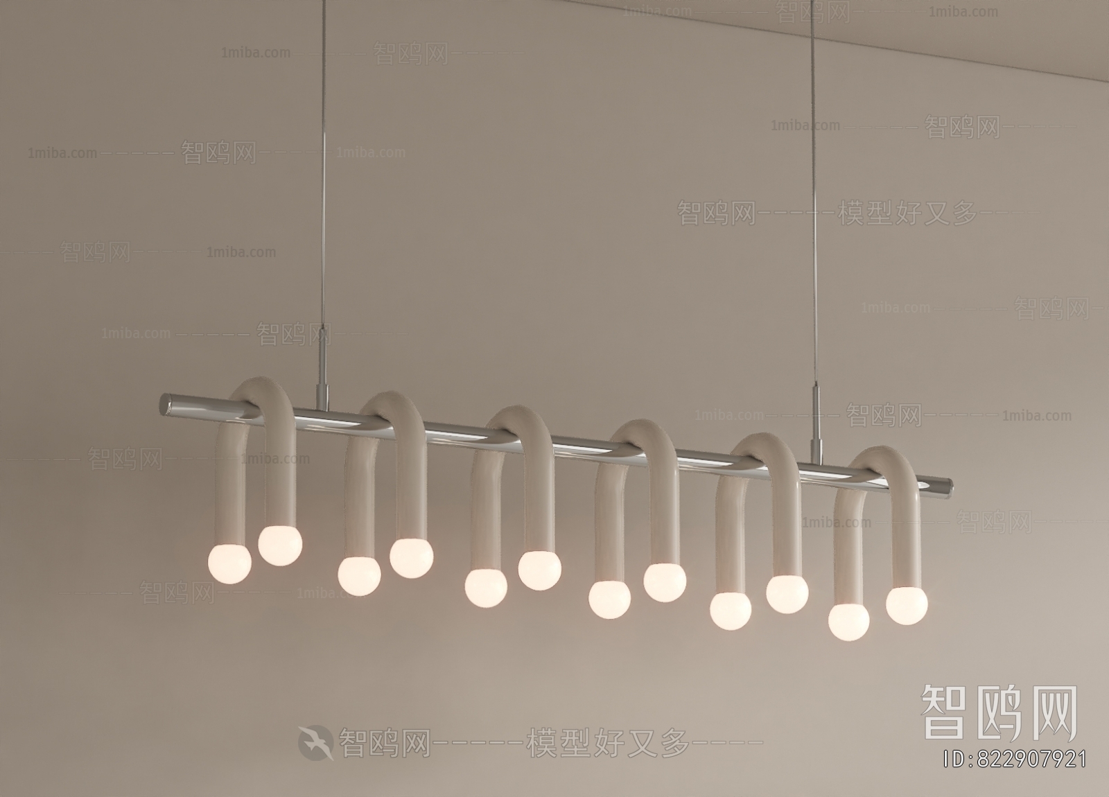 Modern Long Chandelier