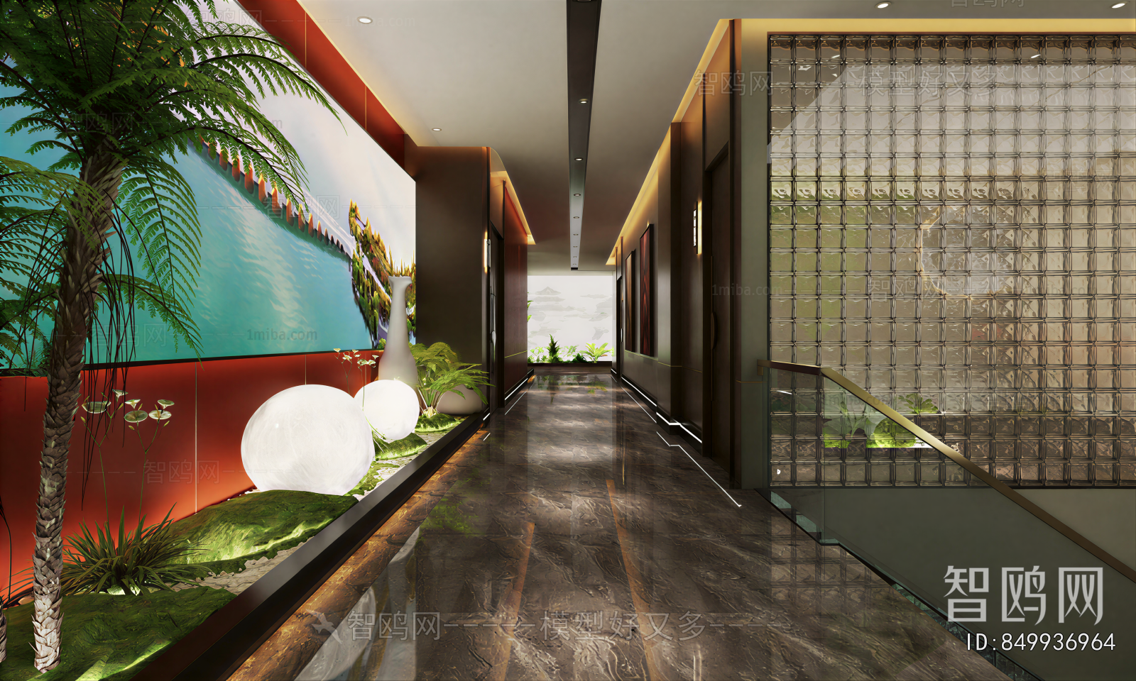 New Chinese Style Corridor