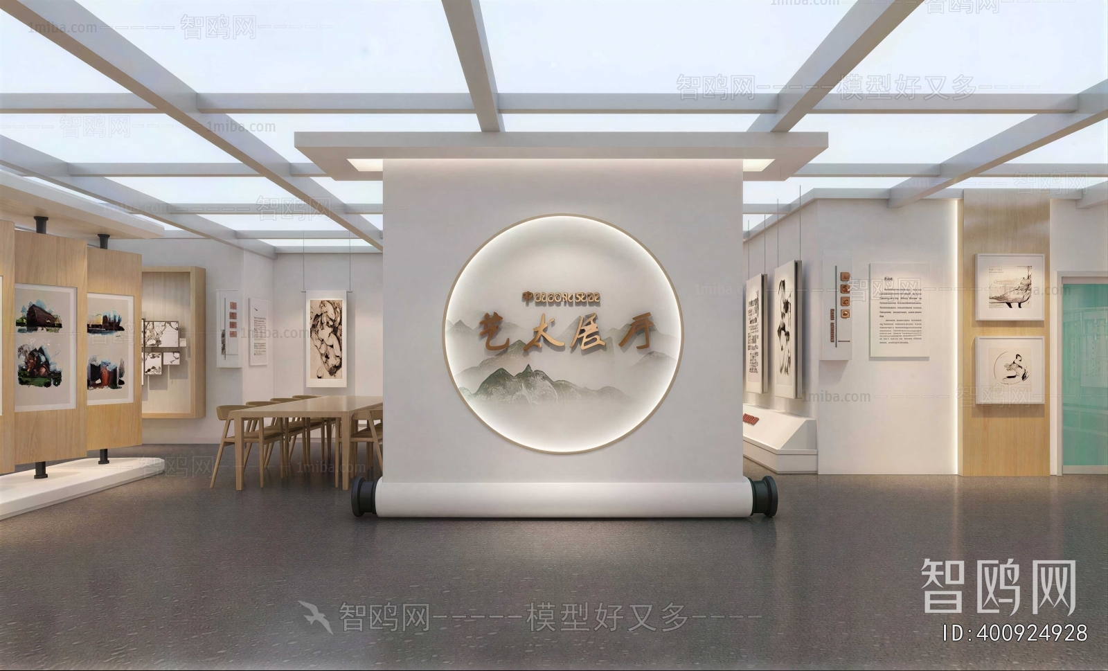 New Chinese Style Exhibition Hall