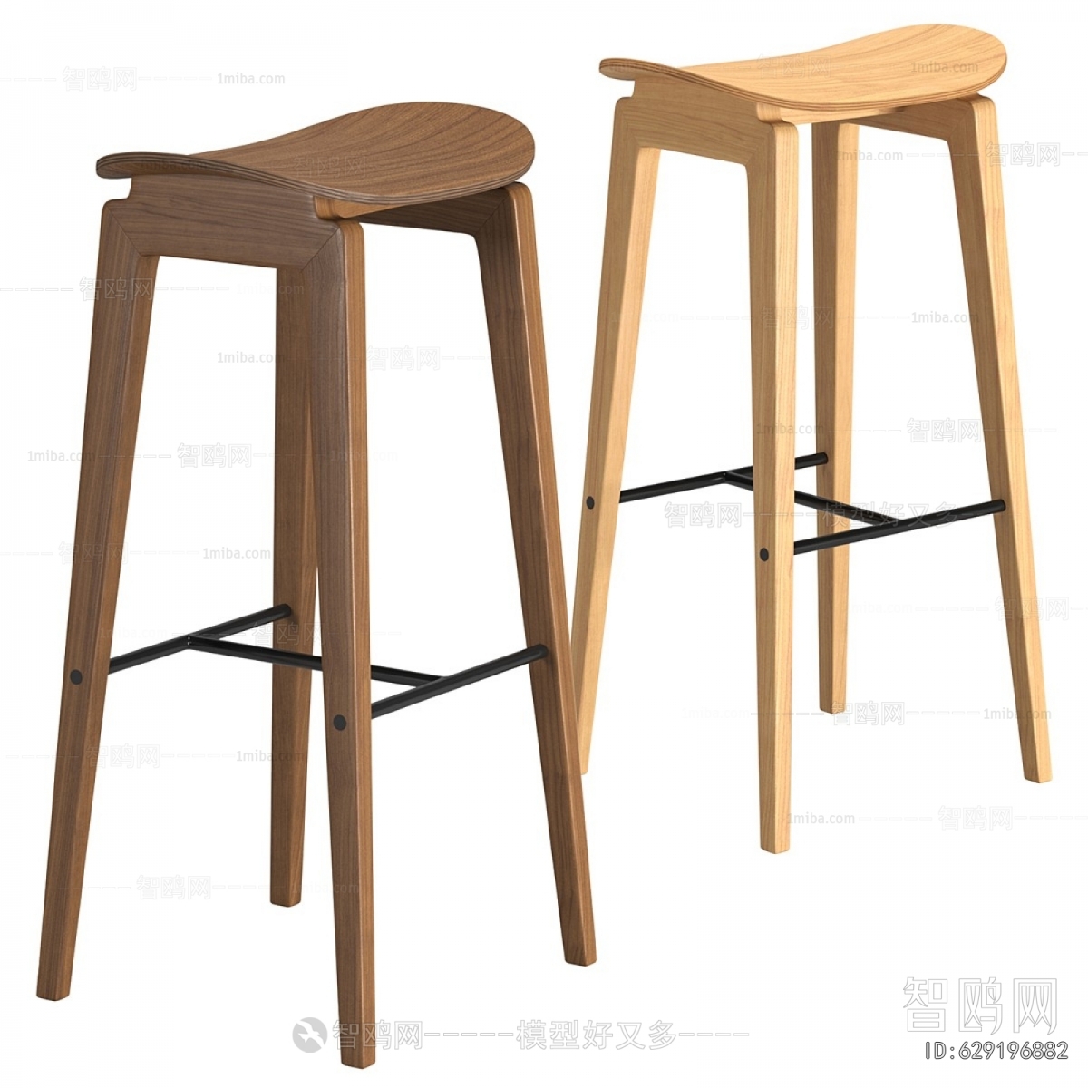 Nordic Style Bar Chair