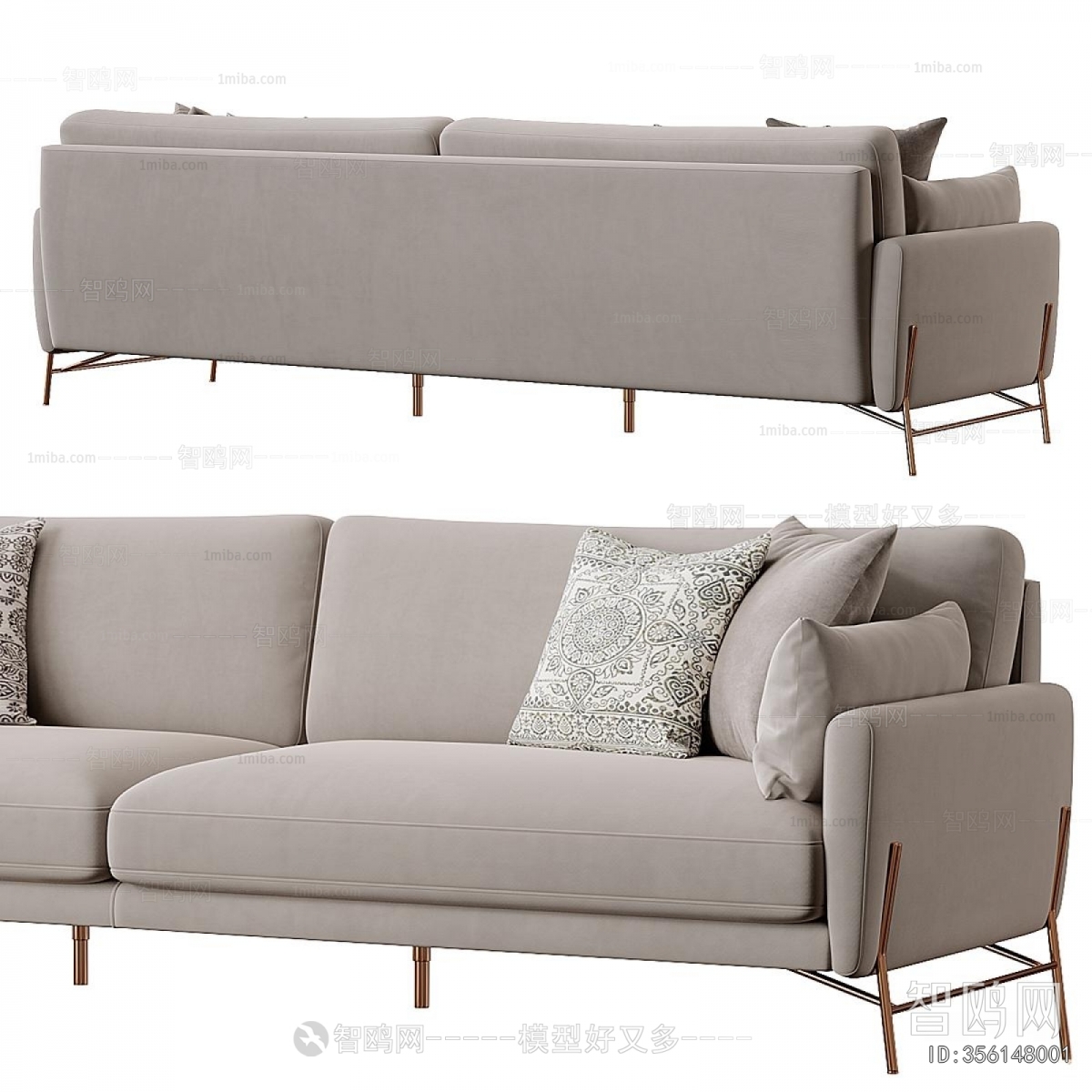 Modern Three-seat Sofa