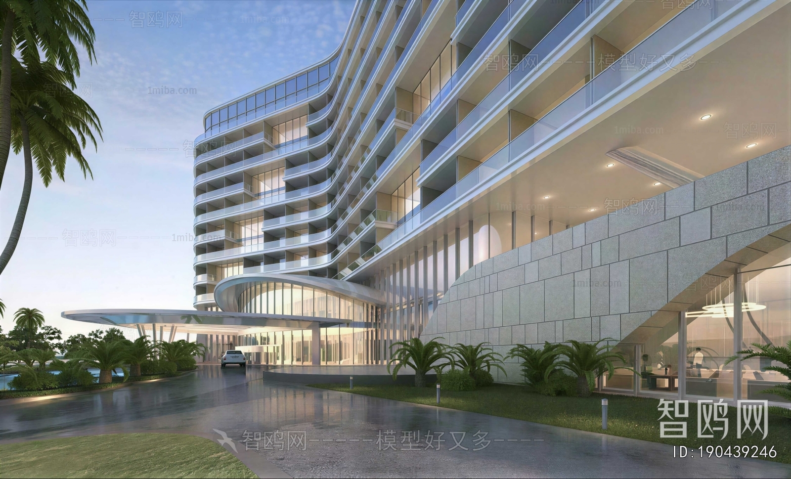 Modern Appearance Of Commercial Building