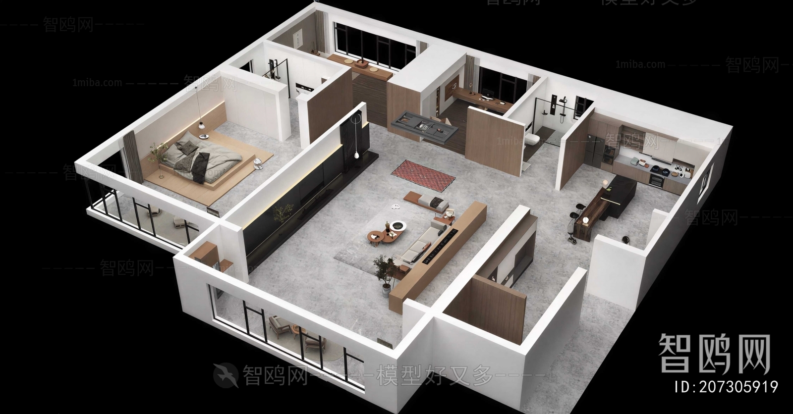 Modern A Bird's-eye View Of Home Decoration