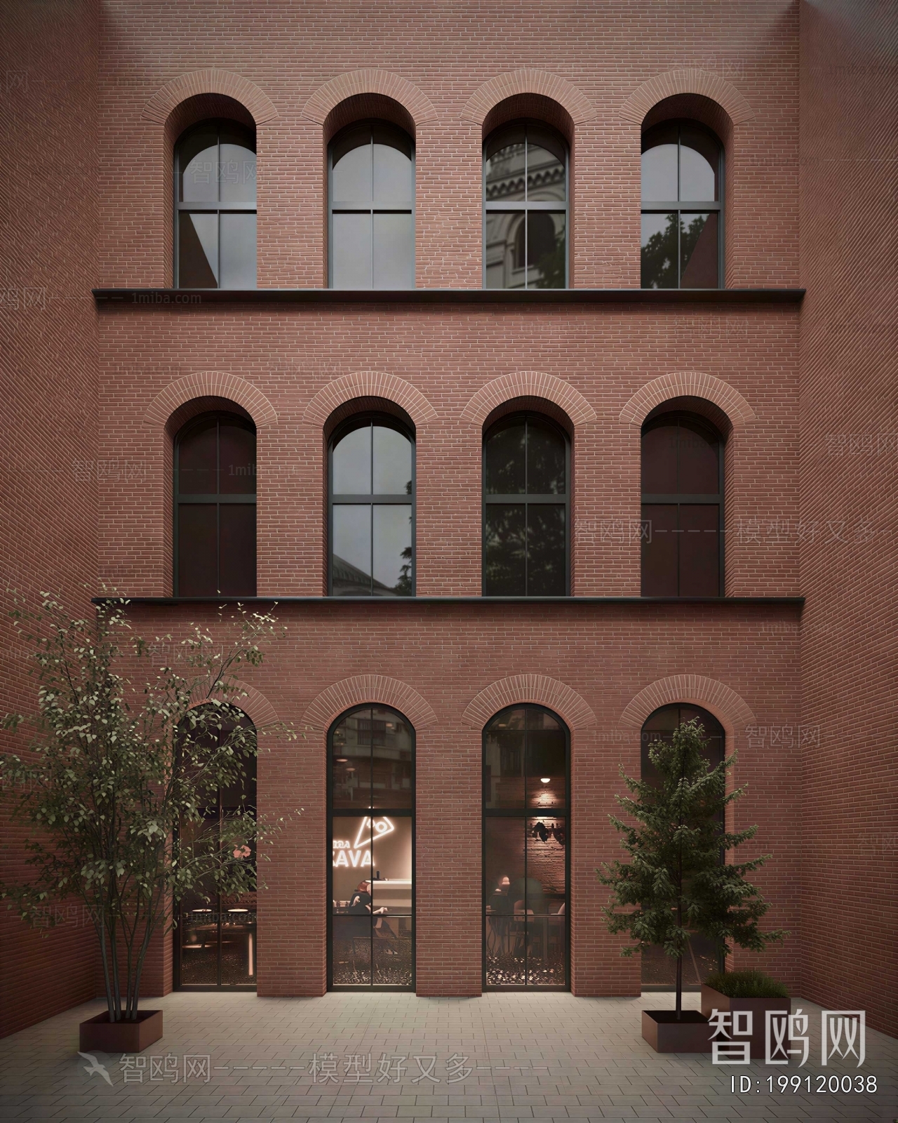 Modern Appearance Of Commercial Building