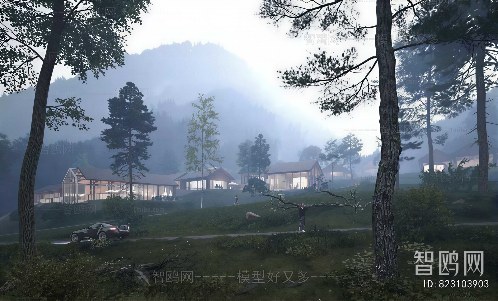 Modern Appearance Of Commercial Building