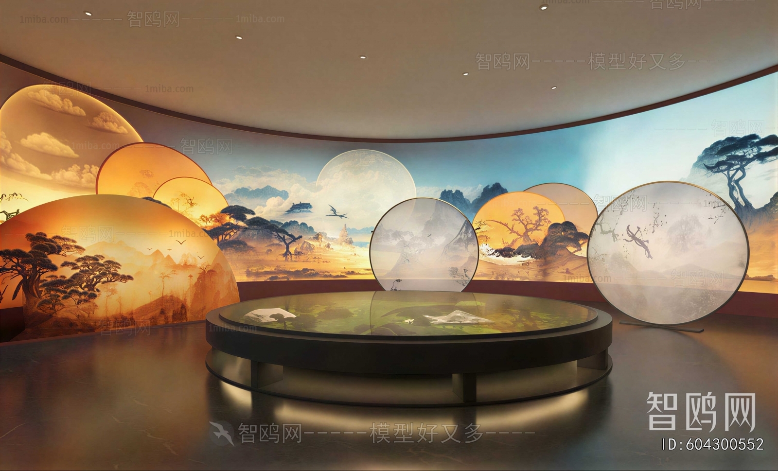 New Chinese Style Exhibition Hall