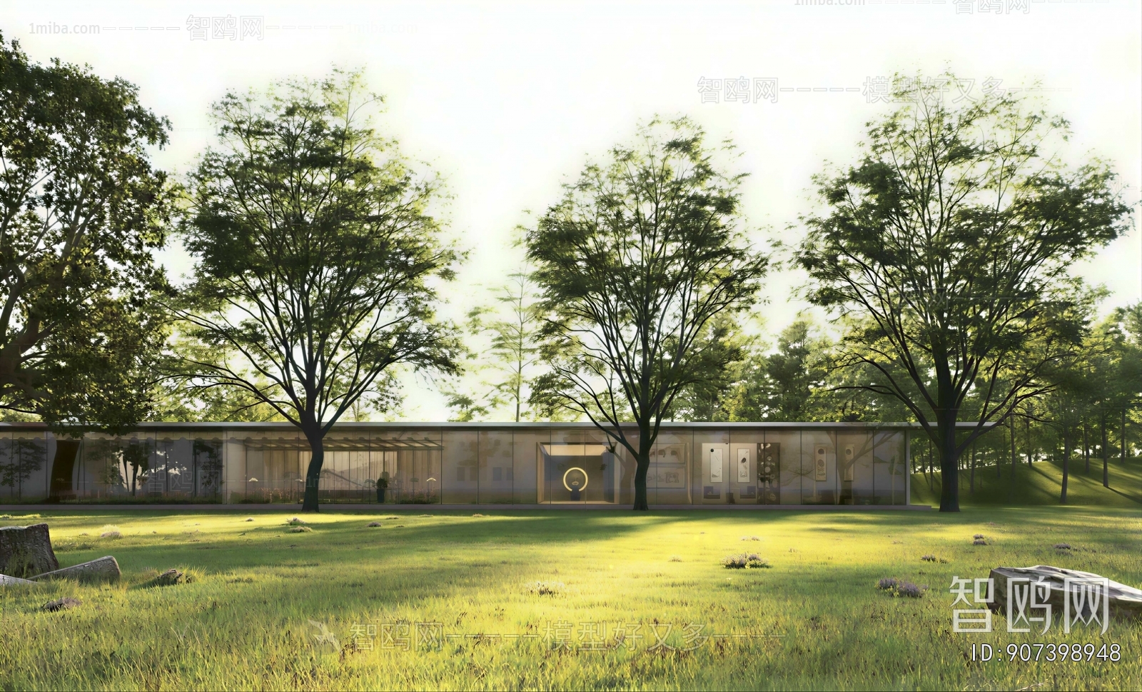 Modern Park Landscape