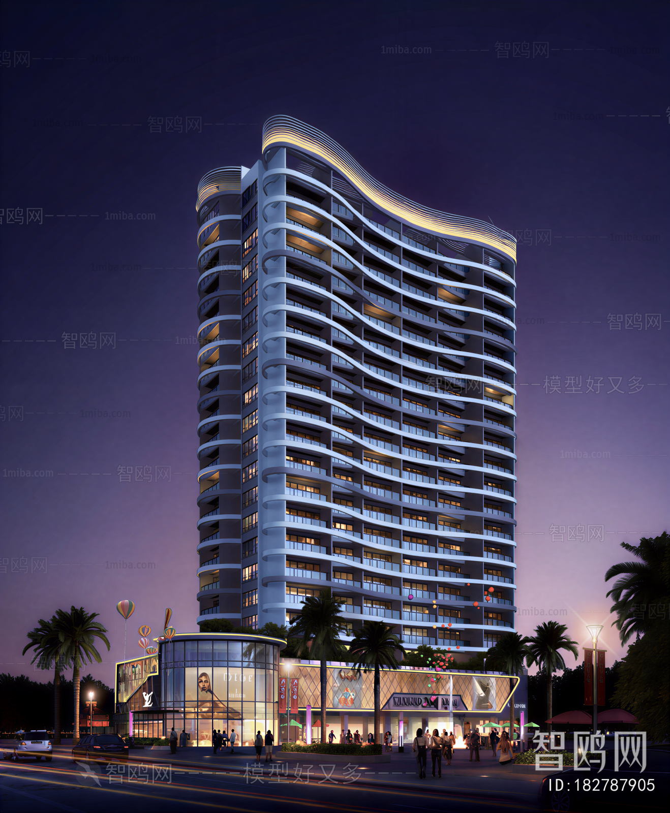 Modern Appearance Of Commercial Building