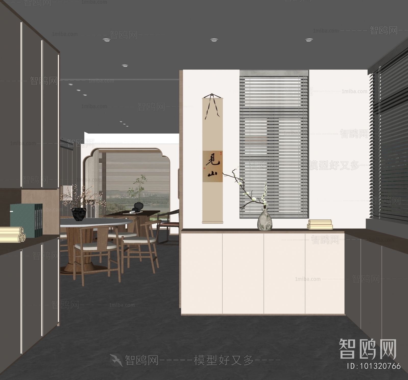 New Chinese Style Hallway