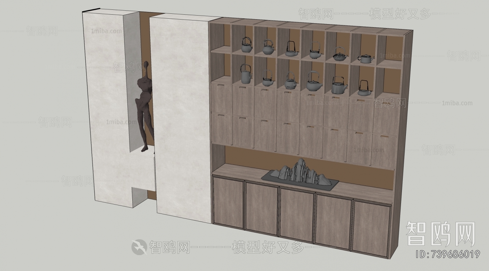 New Chinese Style Antique Rack