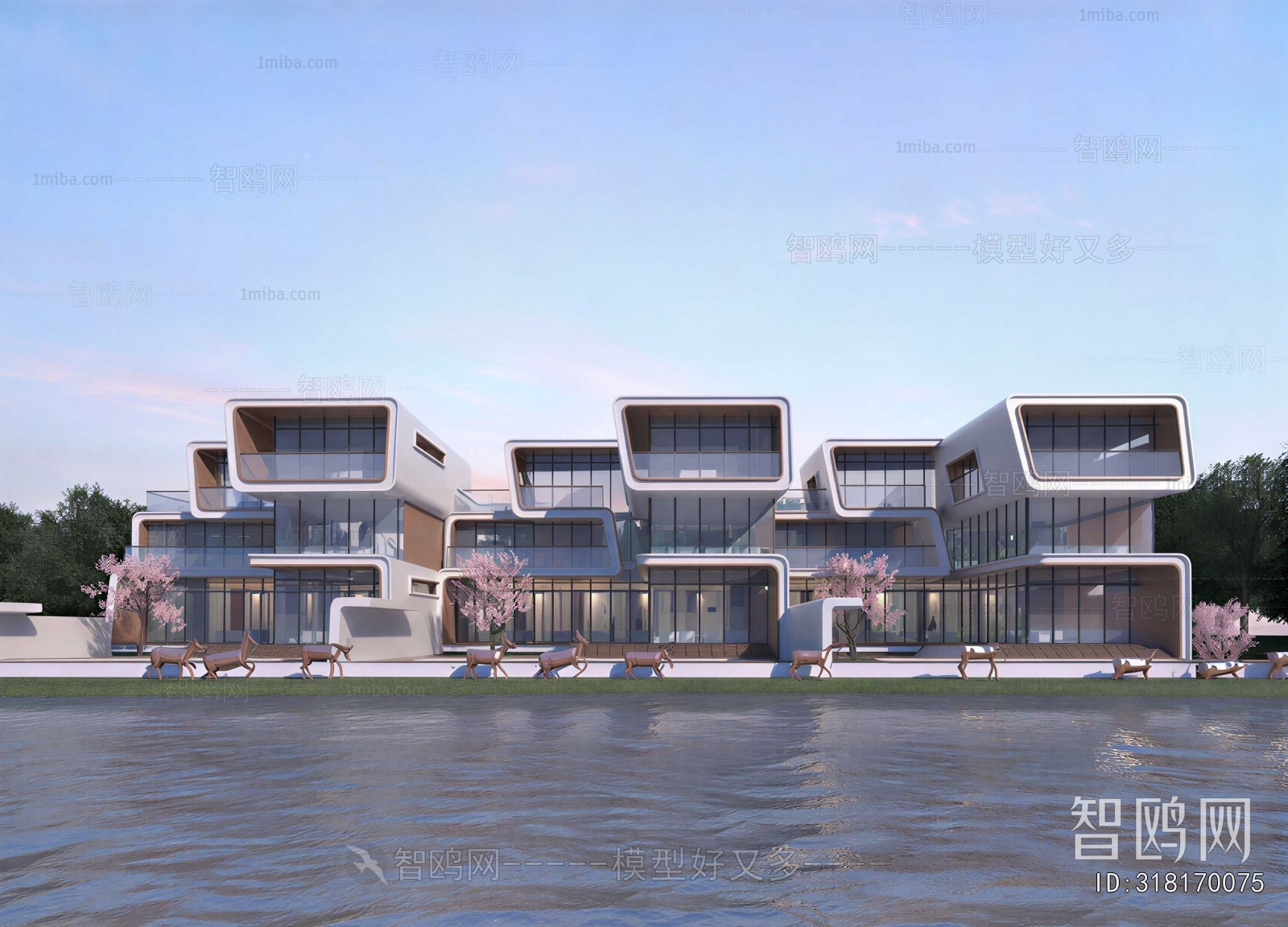 Modern Appearance Of Commercial Building