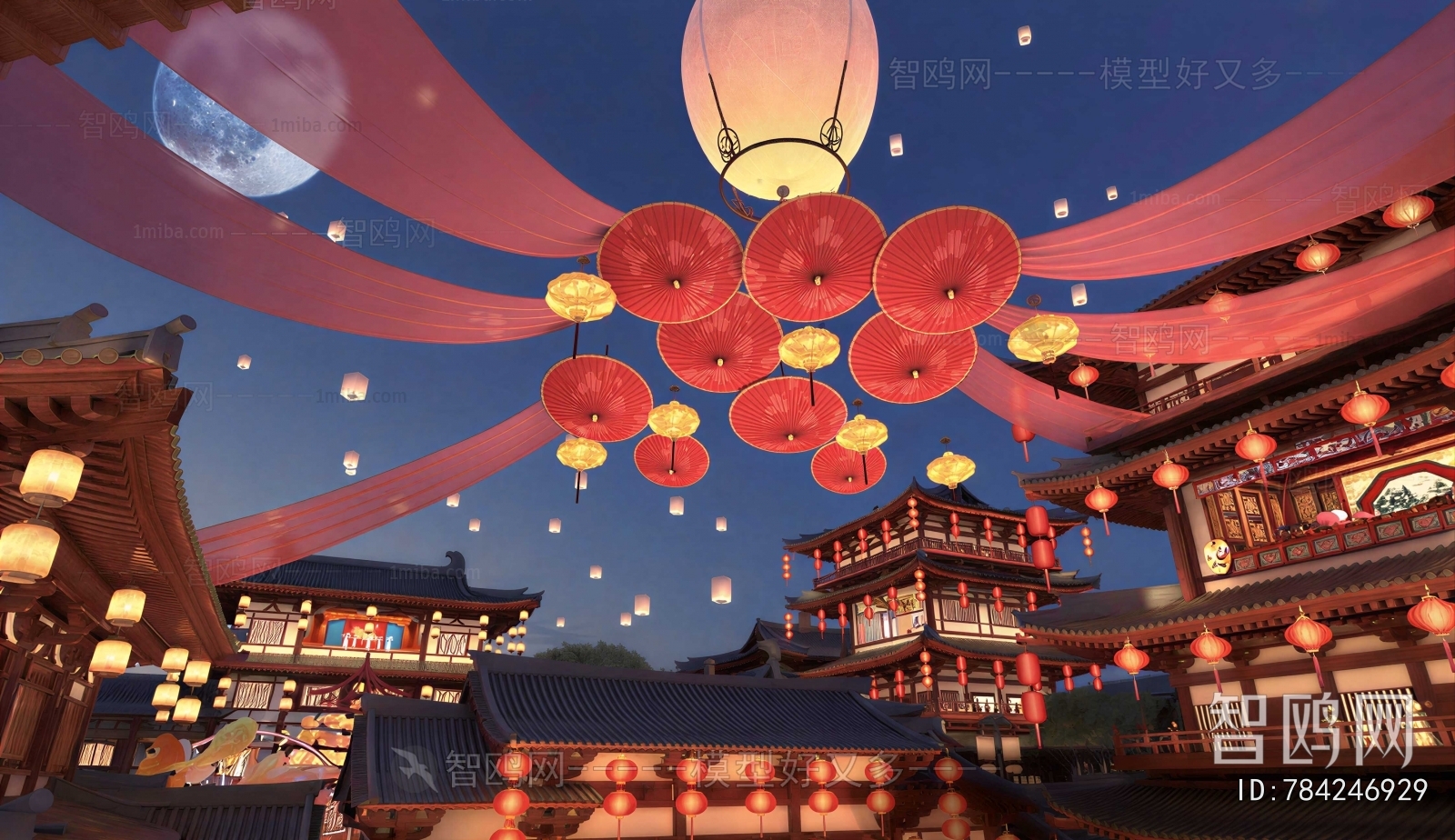 New Chinese Style Commercial Street