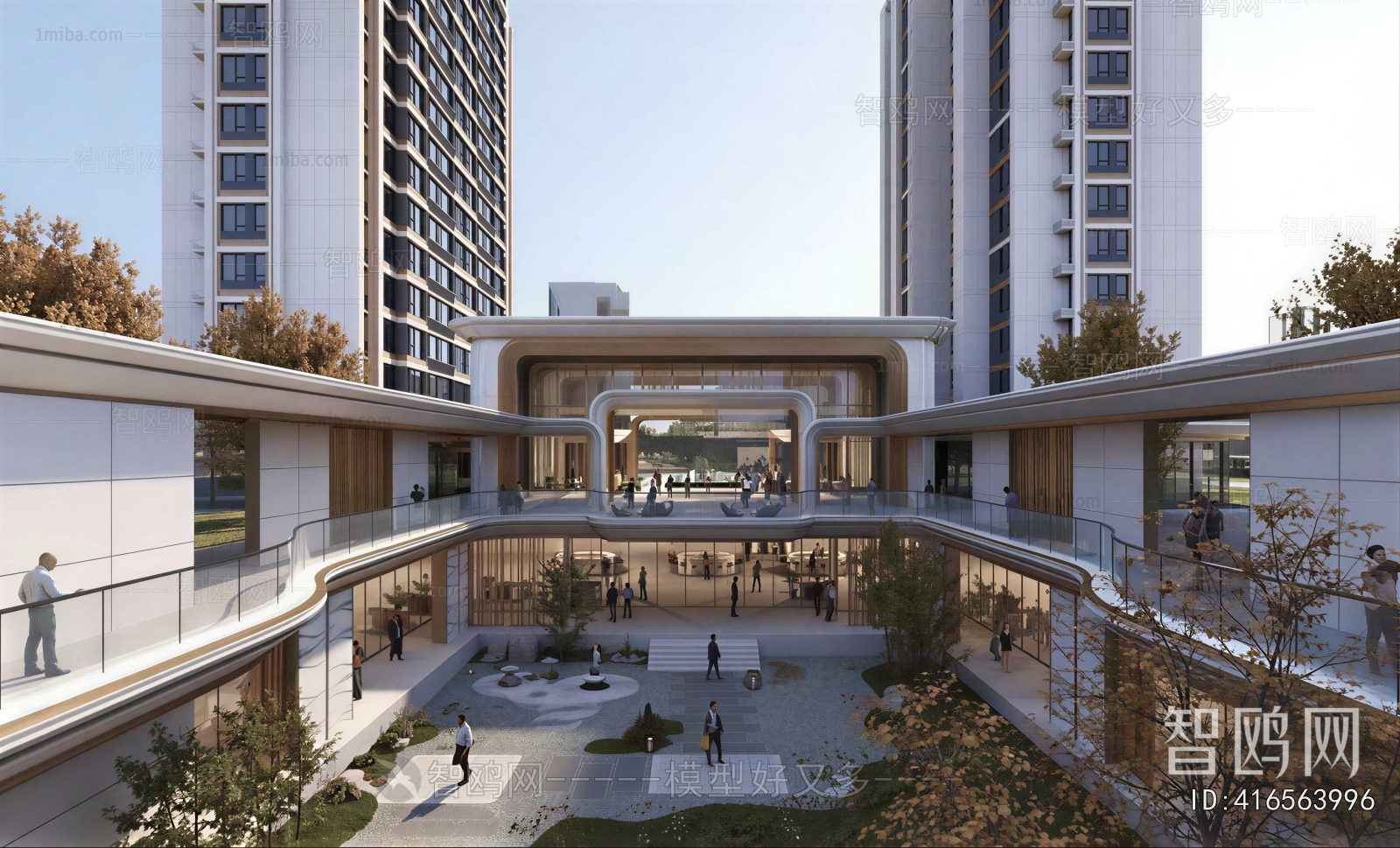 Modern Appearance Of Commercial Building