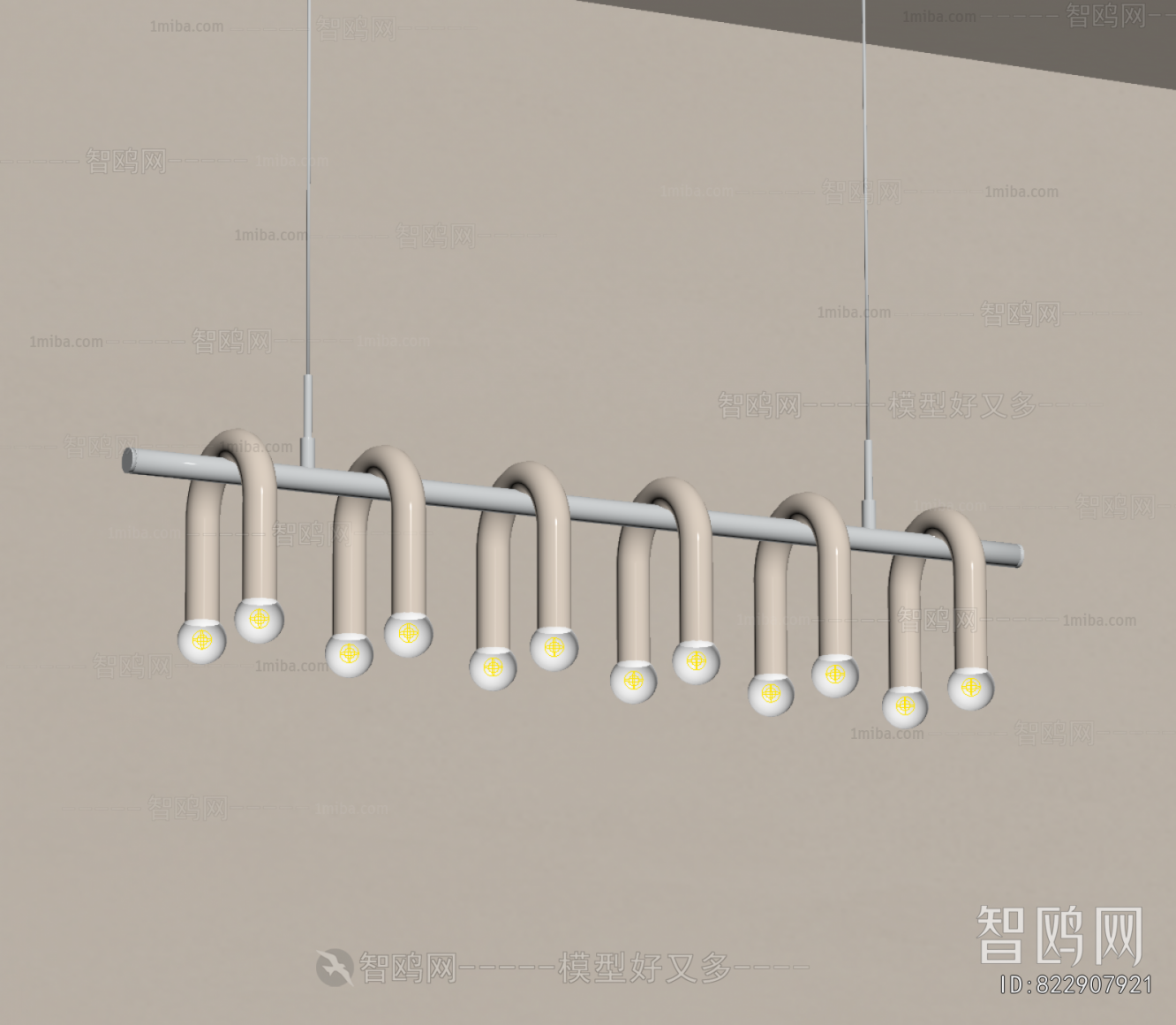 Modern Long Chandelier