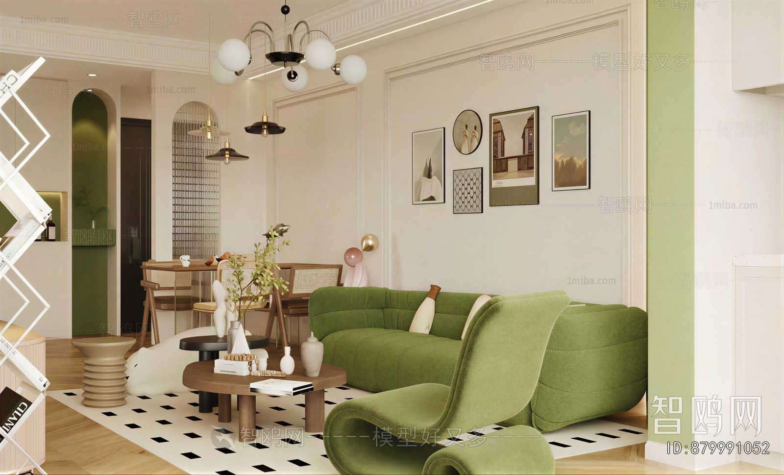 French Style A Living Room