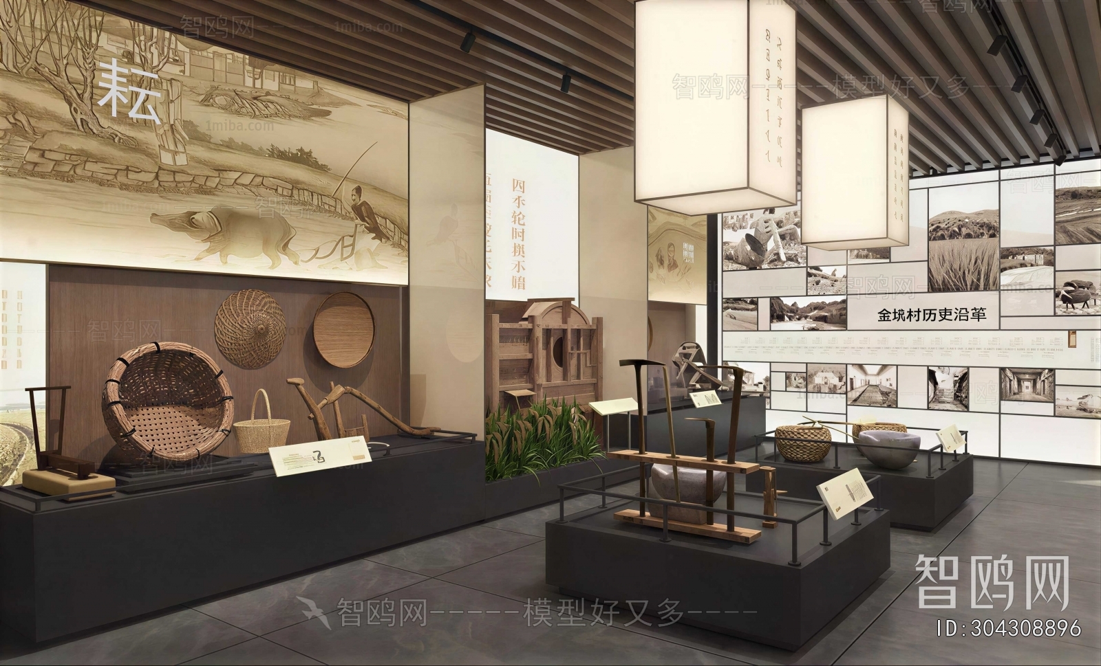 New Chinese Style Exhibition Hall