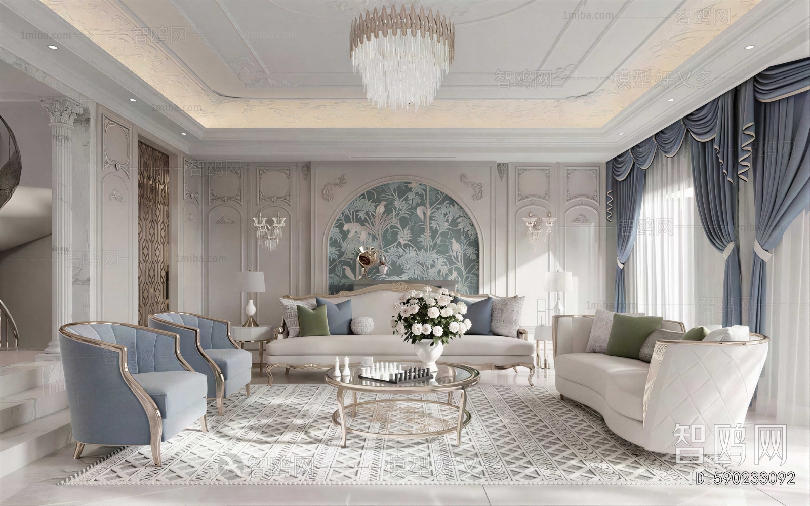 European Style A Living Room