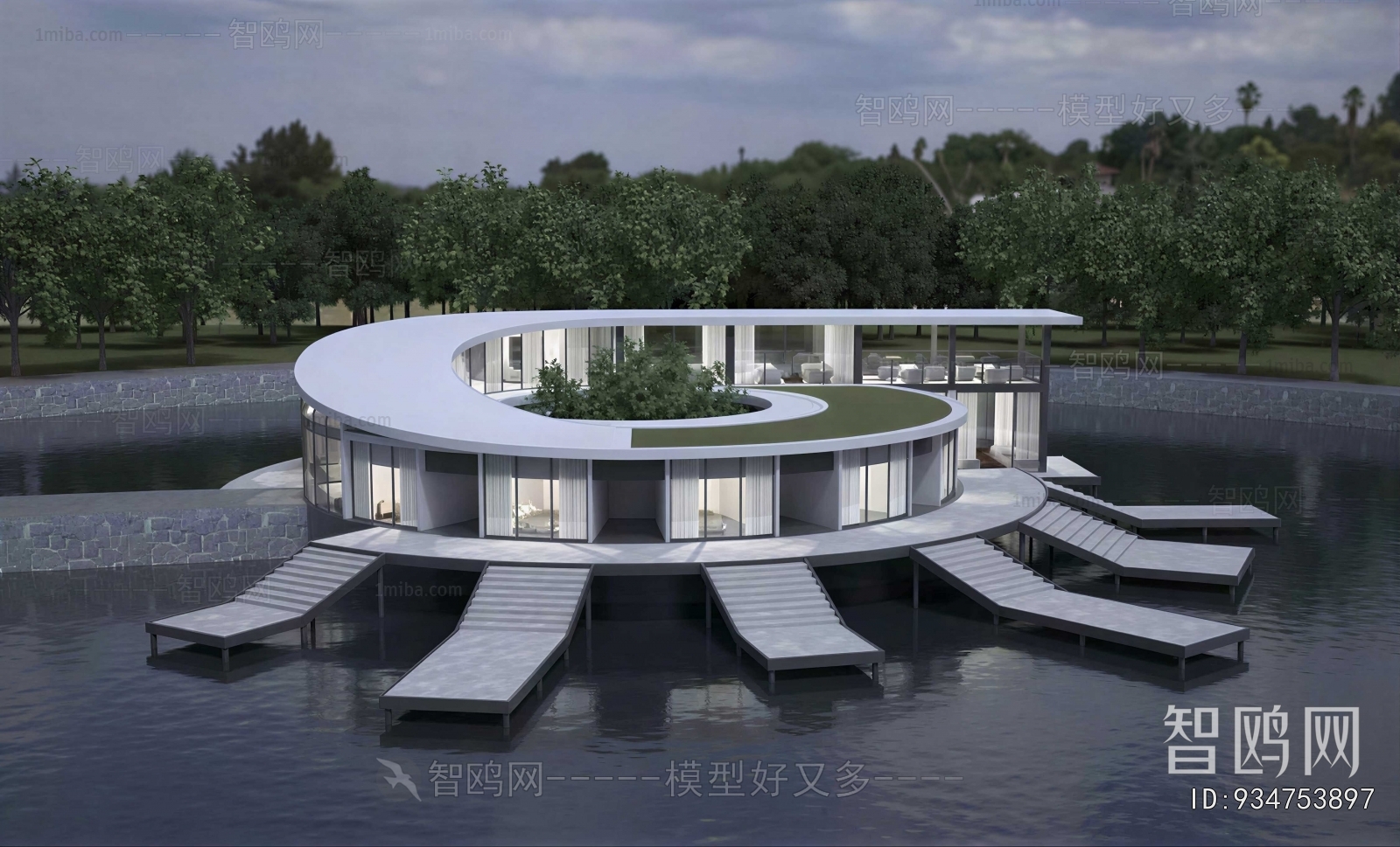 Modern Appearance Of Commercial Building