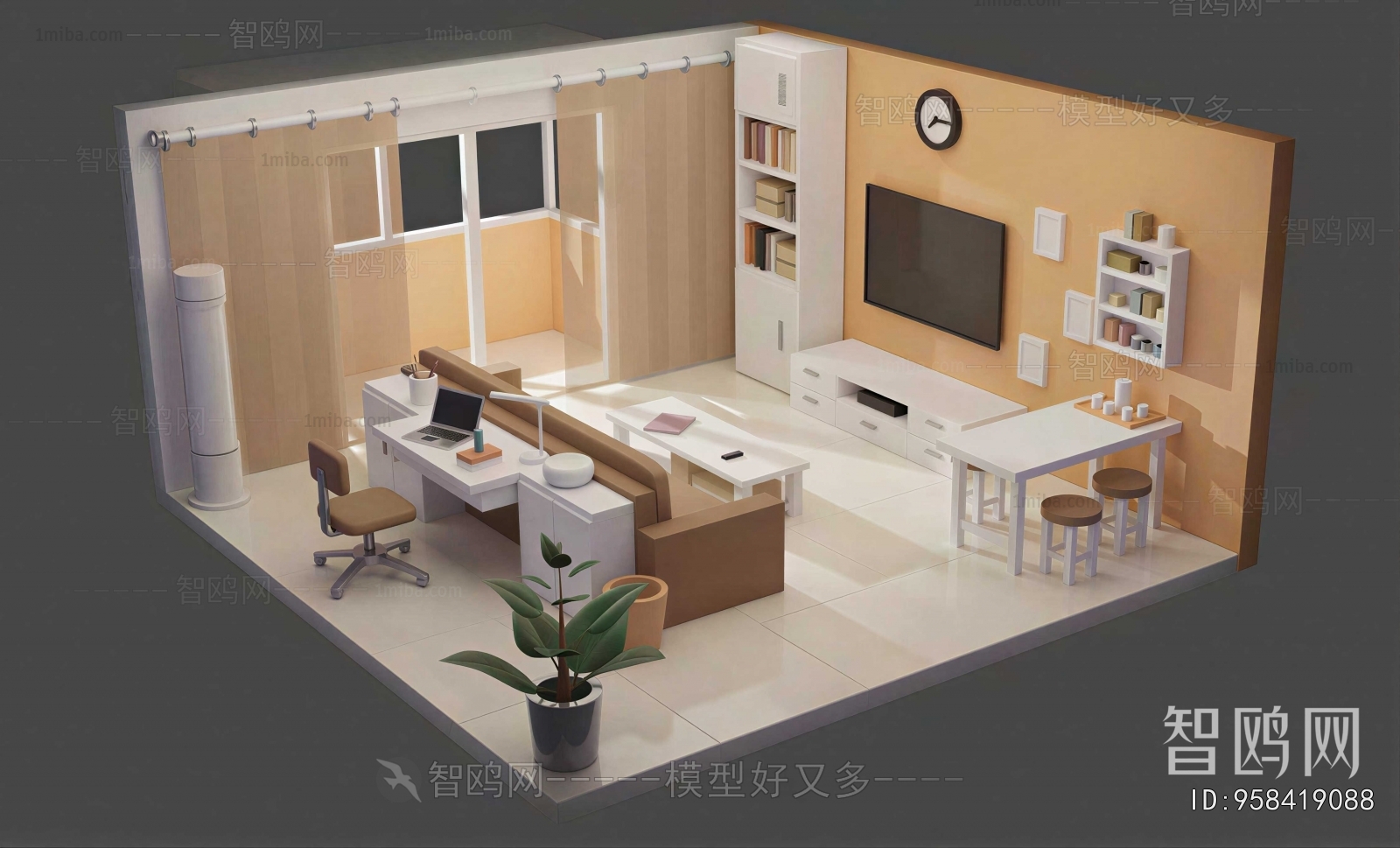 Modern Cartoon House