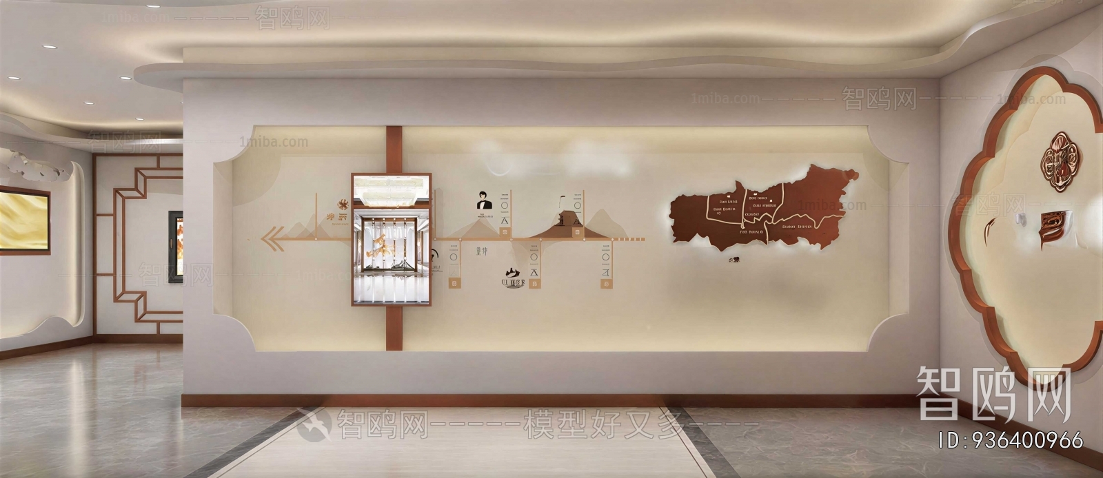 New Chinese Style Exhibition Hall
