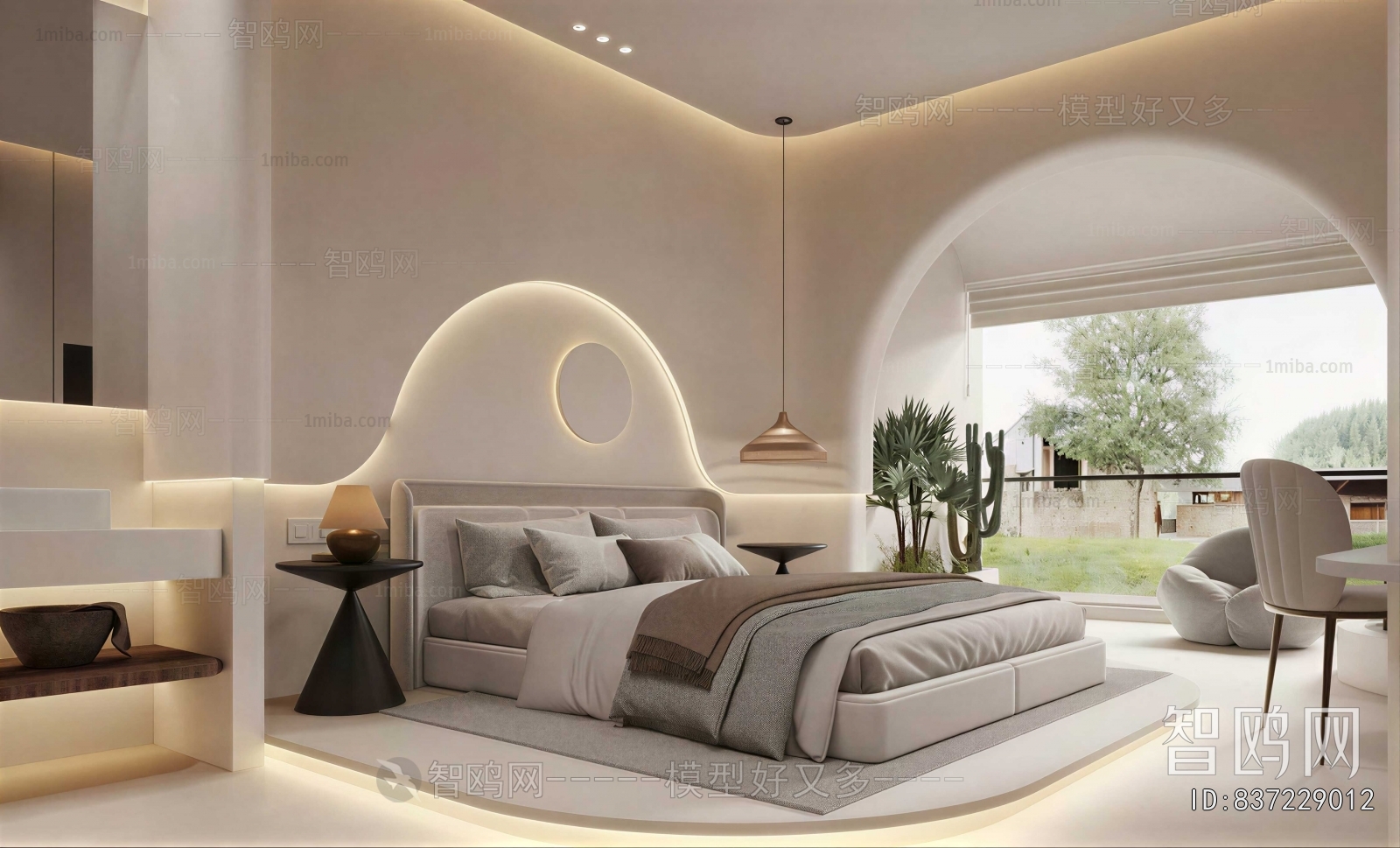 Wabi-sabi Style Bedroom