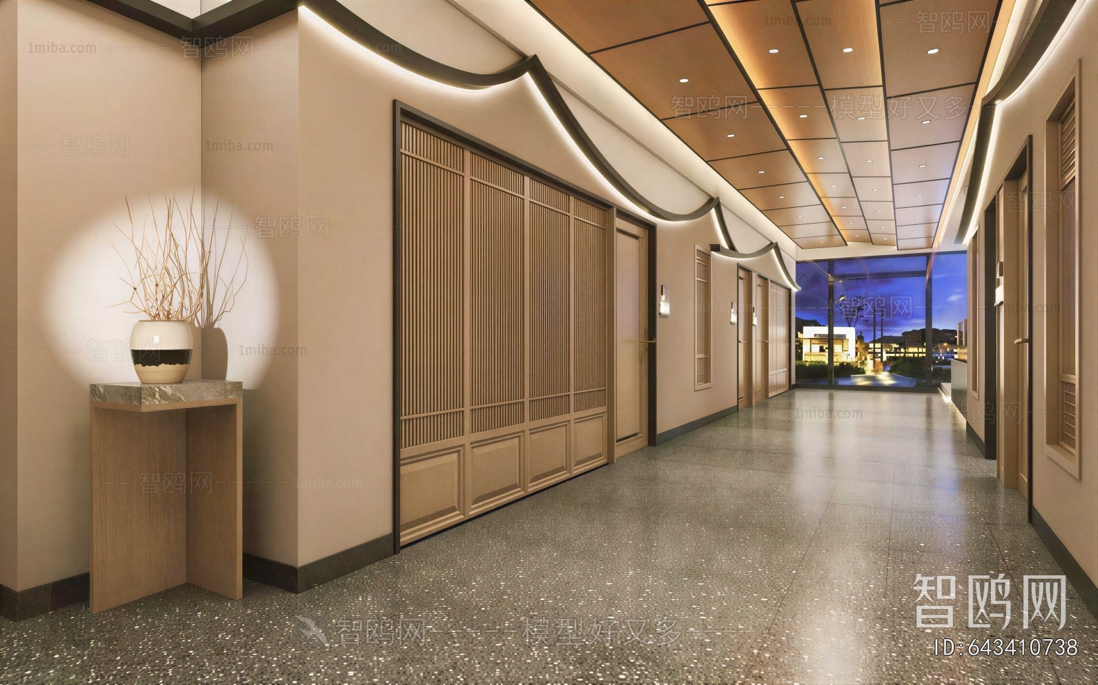 New Chinese Style Corridor