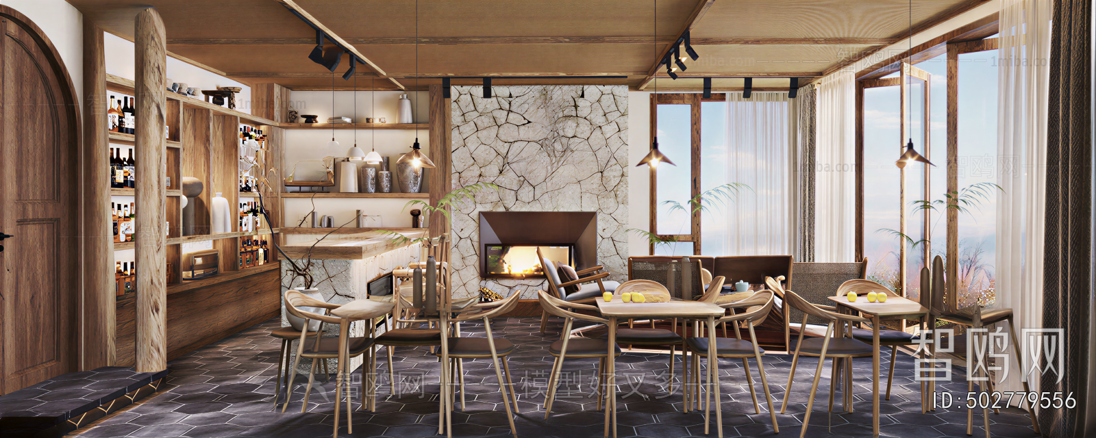 Wabi-sabi Style Restaurant