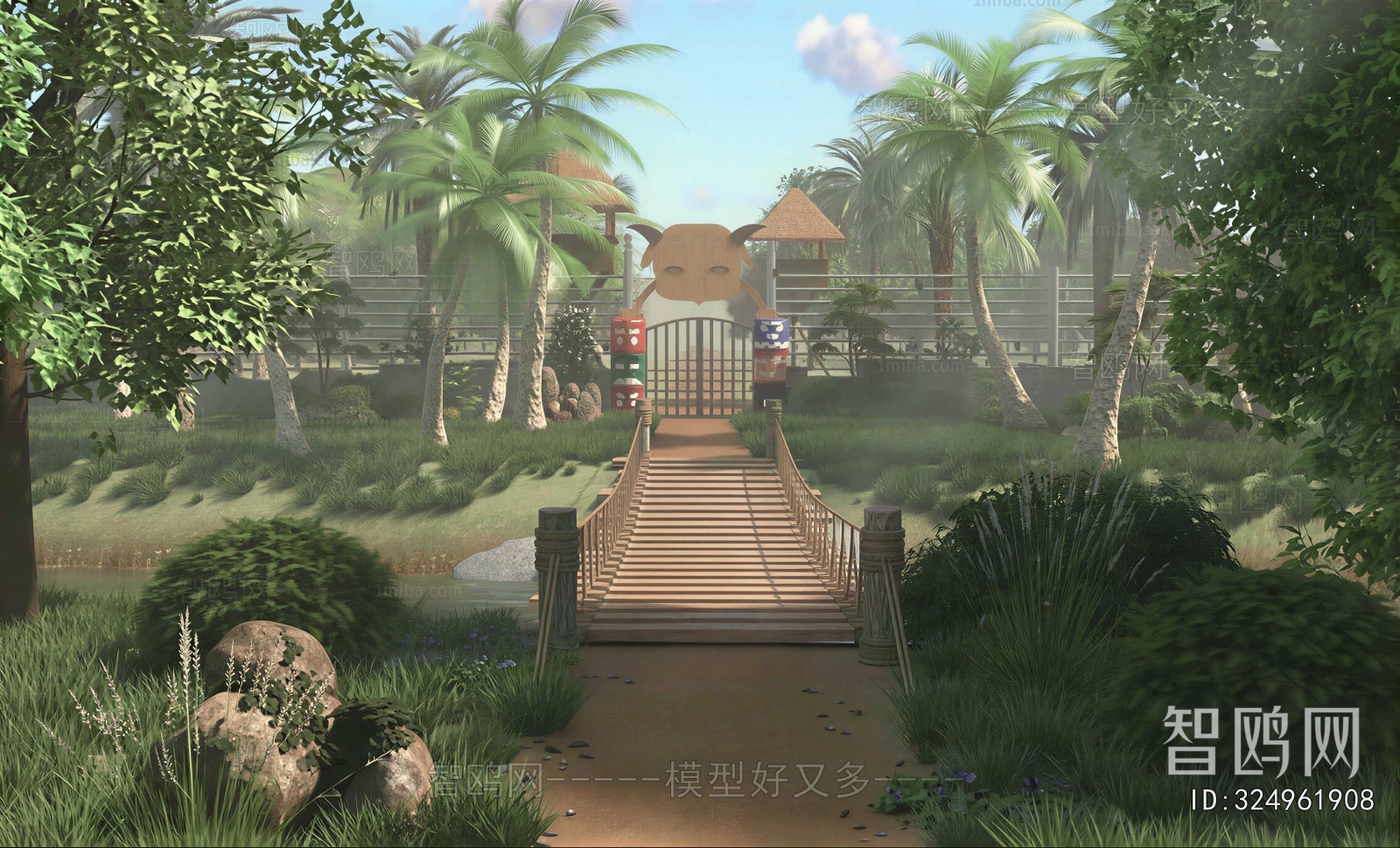 Modern Courtyard/landscape