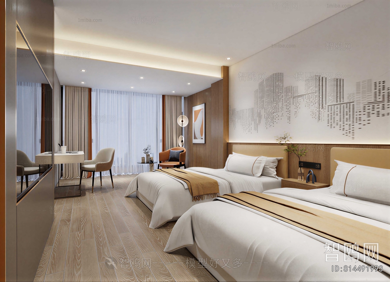 New Chinese Style Guest Room