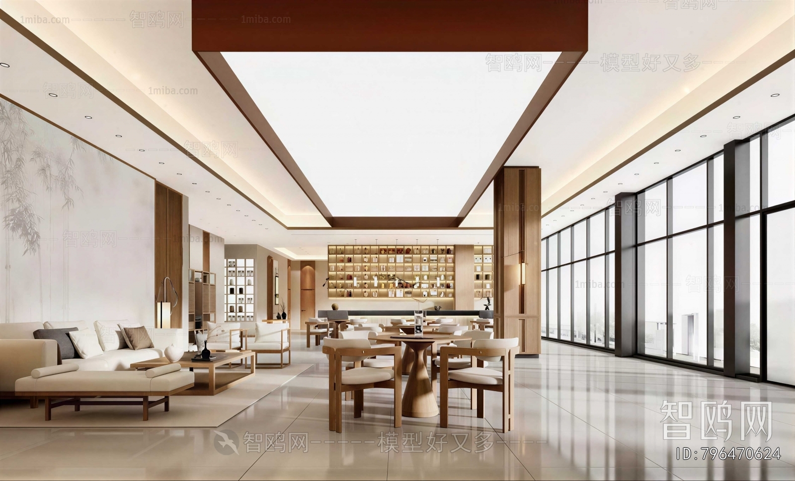 New Chinese Style Lobby Hall