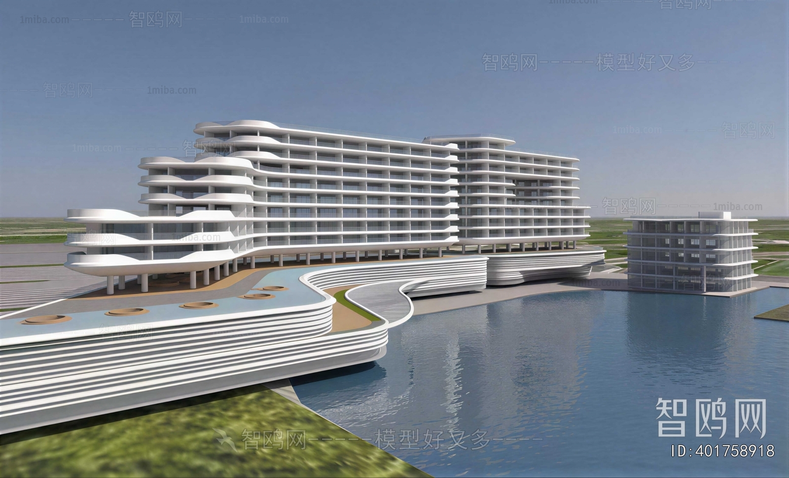 Modern Appearance Of Commercial Building