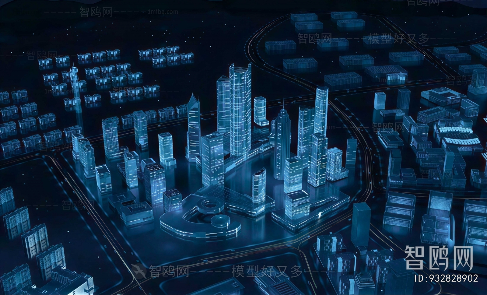 Modern Architectural Bird's-eye View Planning