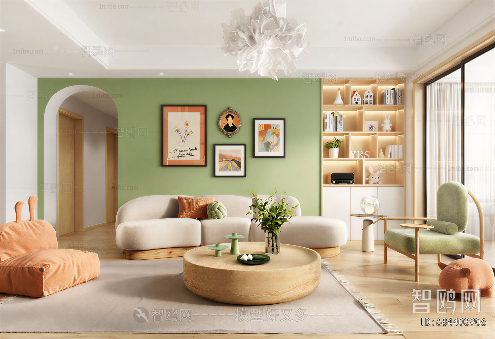 Nordic Style A Living Room