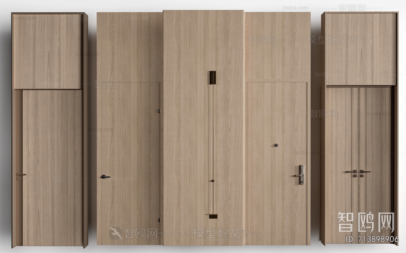 New Chinese Style Single Door