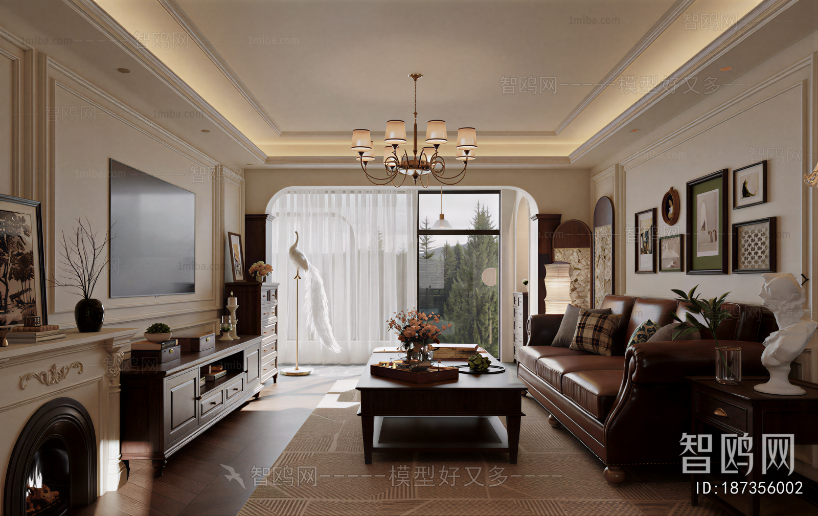 American Style A Living Room