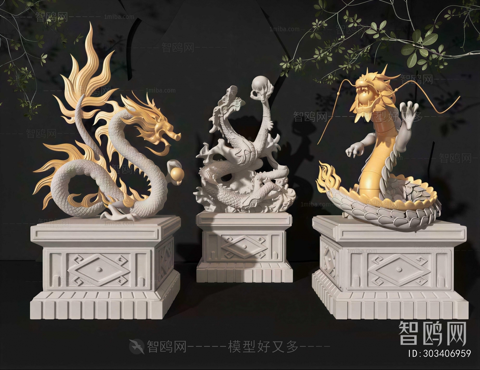 New Chinese Style Sculpture