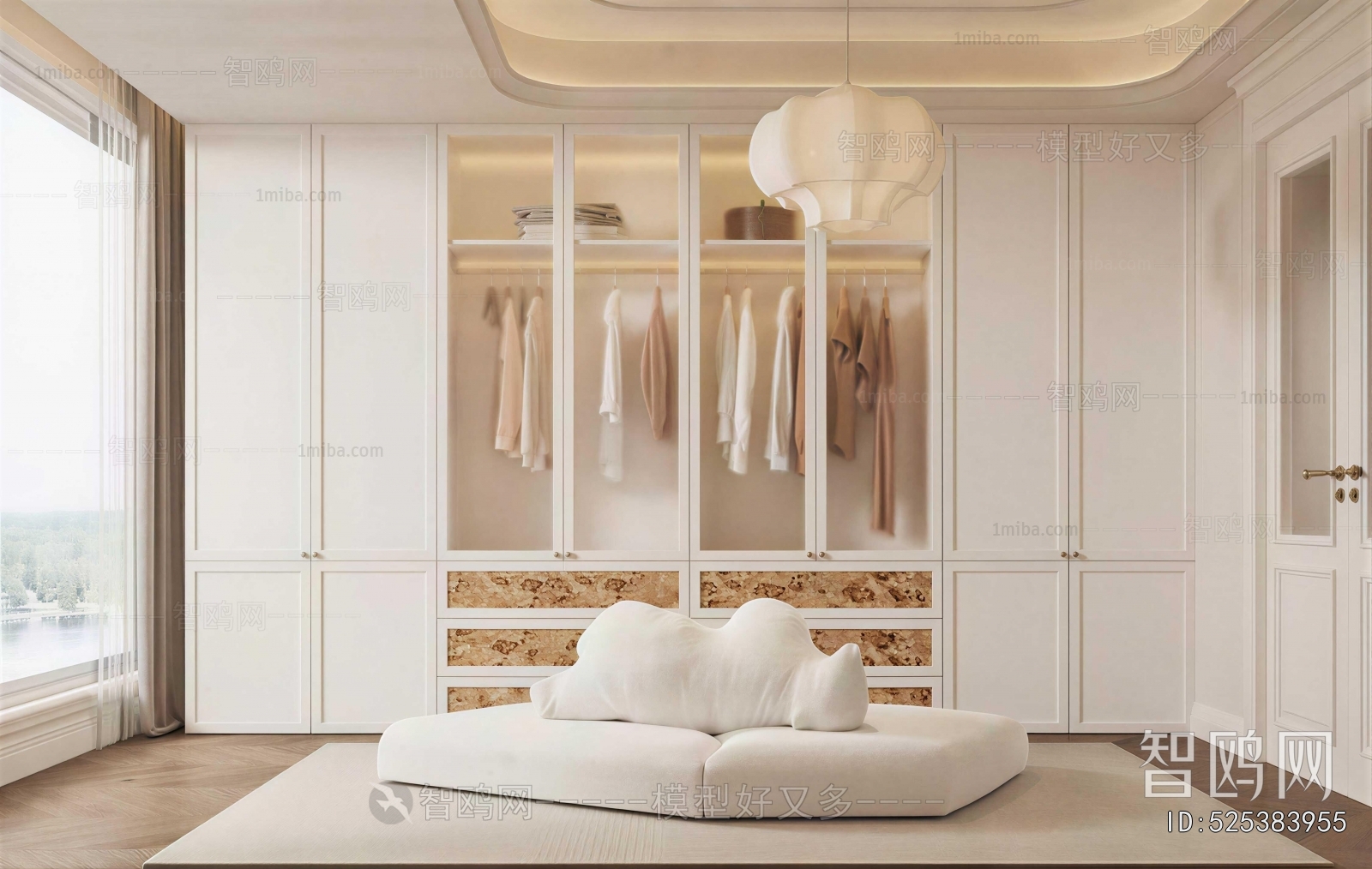 Modern Clothes Storage Area