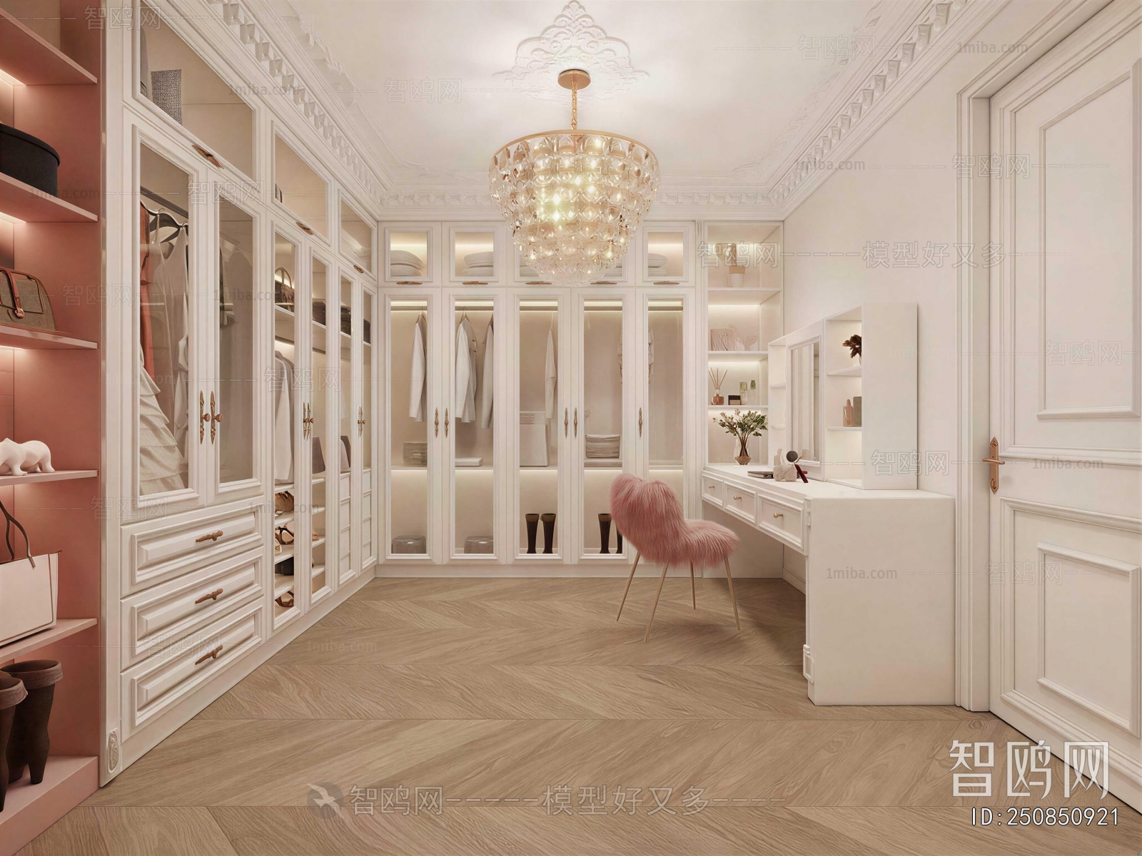 European Style Clothes Storage Area