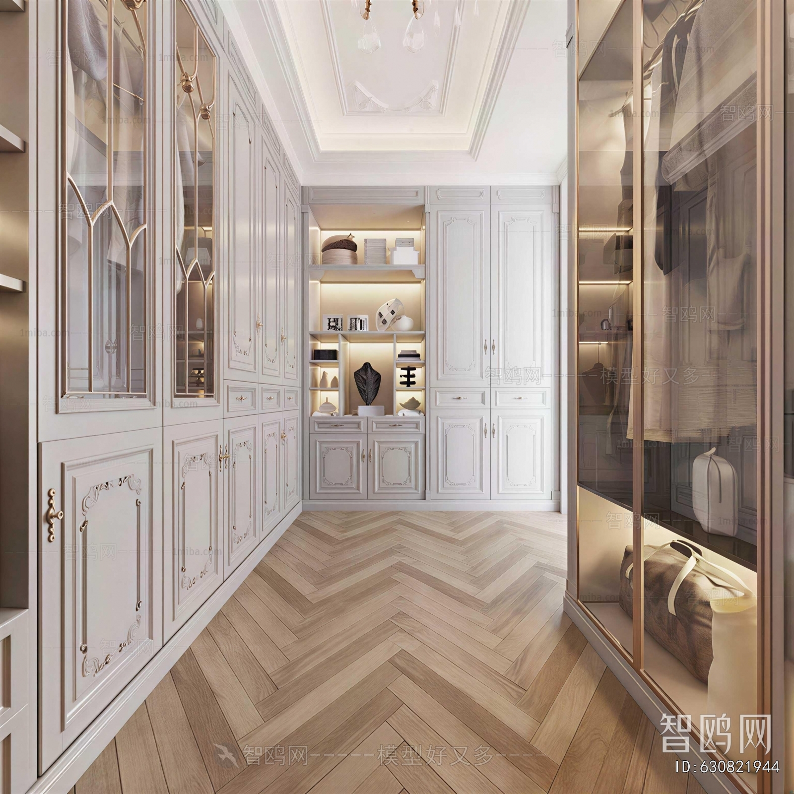 Modern Clothes Storage Area