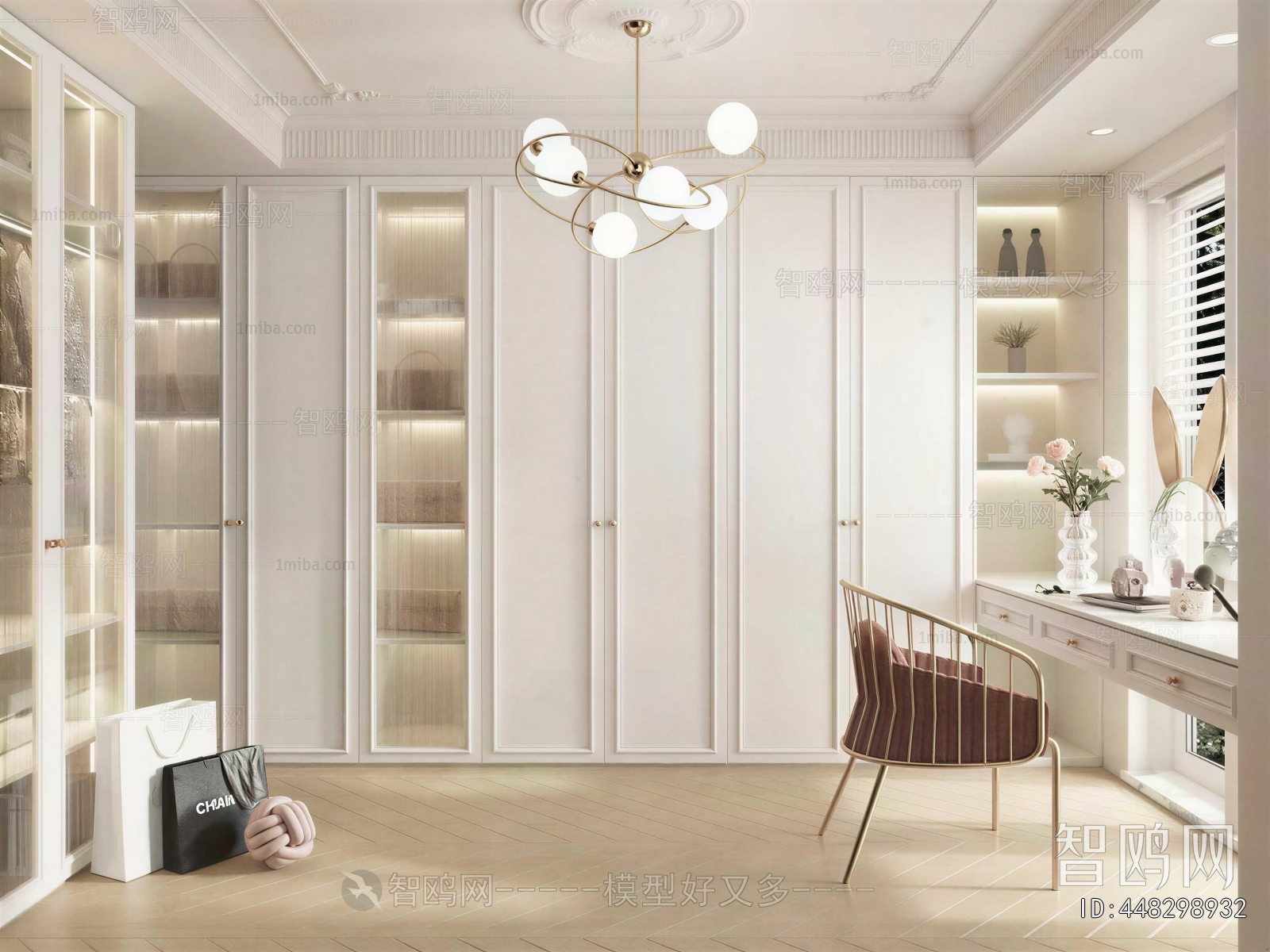 Modern Clothes Storage Area