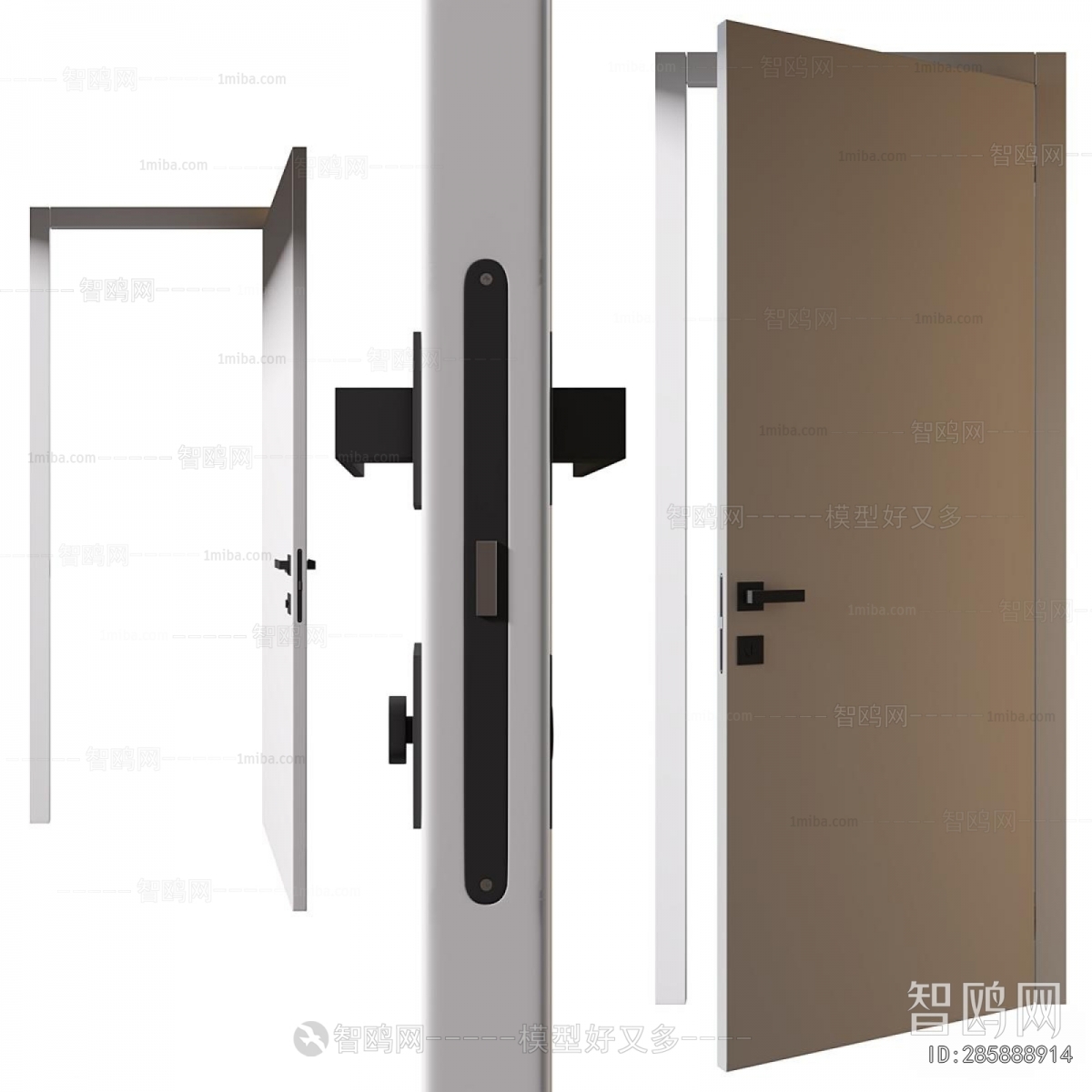 Modern Single Door