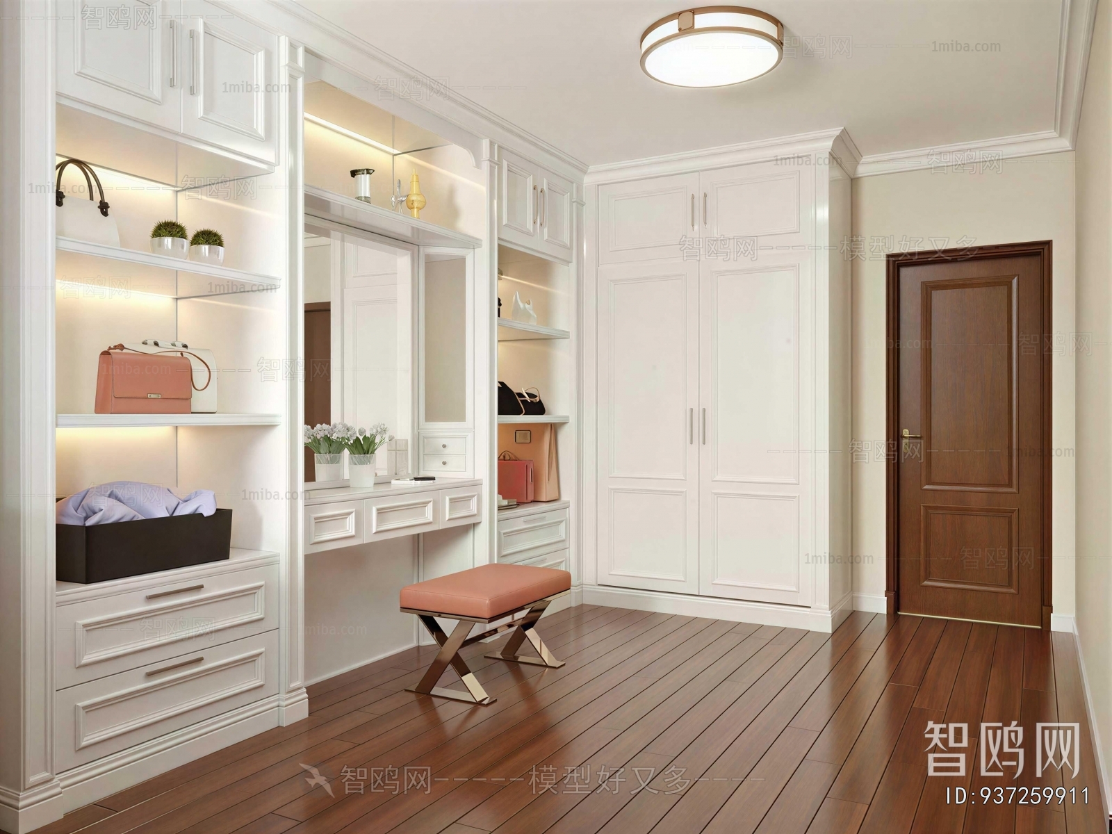 Modern Clothes Storage Area