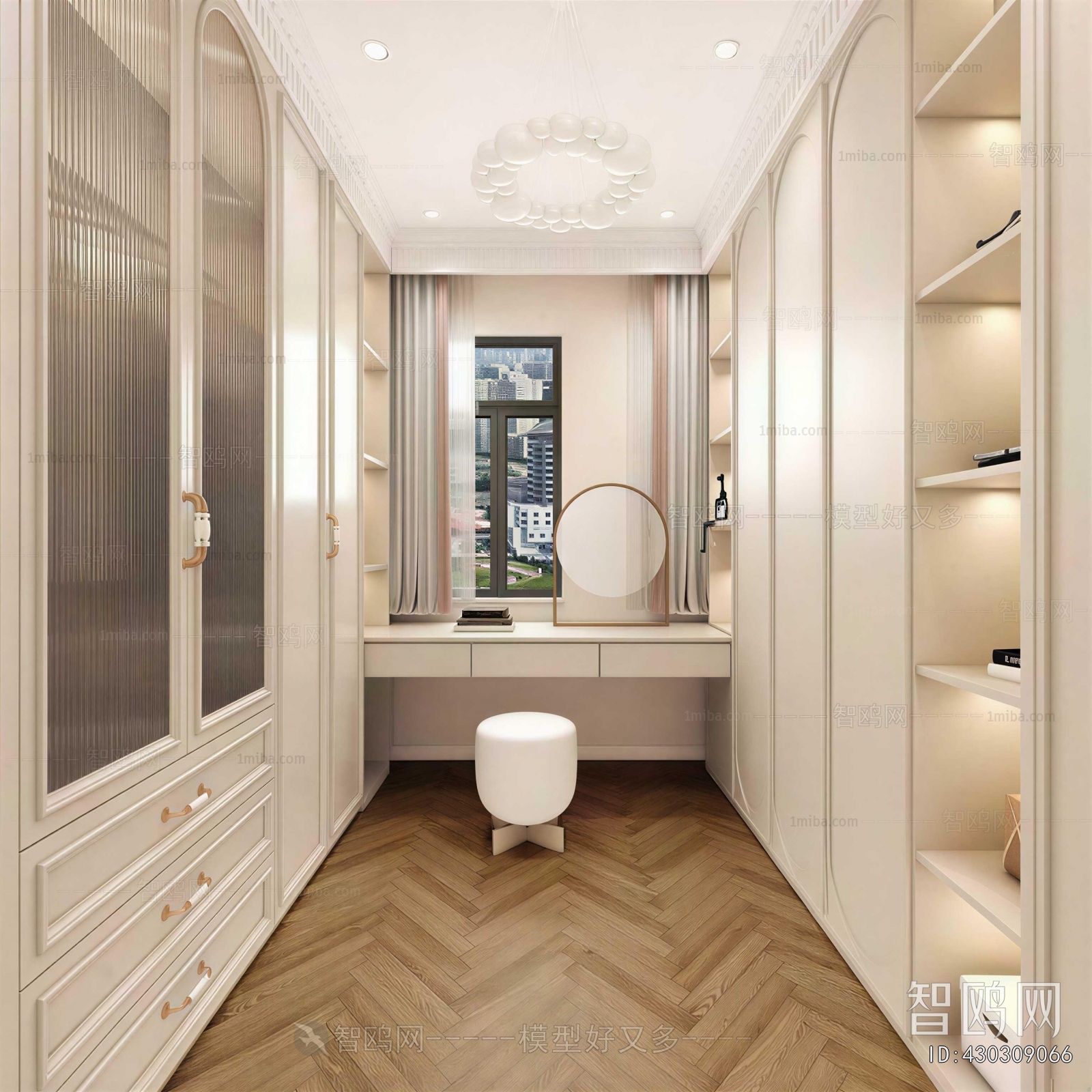 Modern Clothes Storage Area