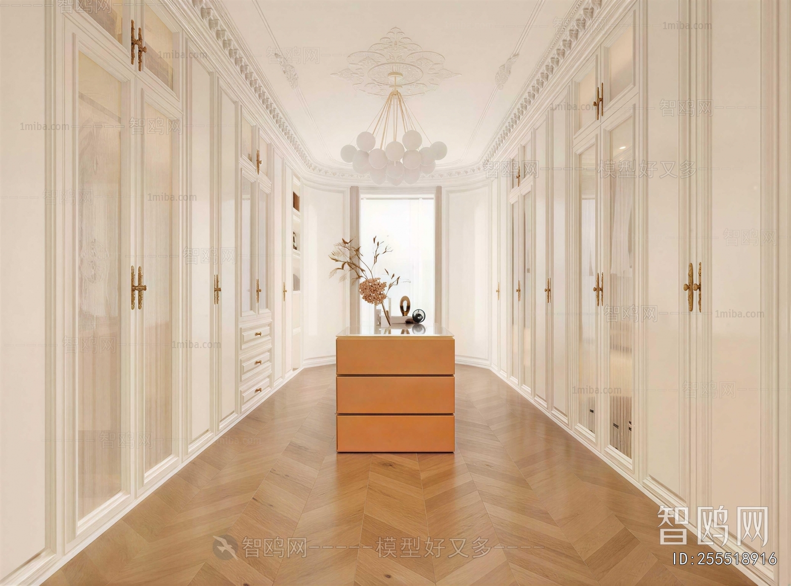 French Style Clothes Storage Area