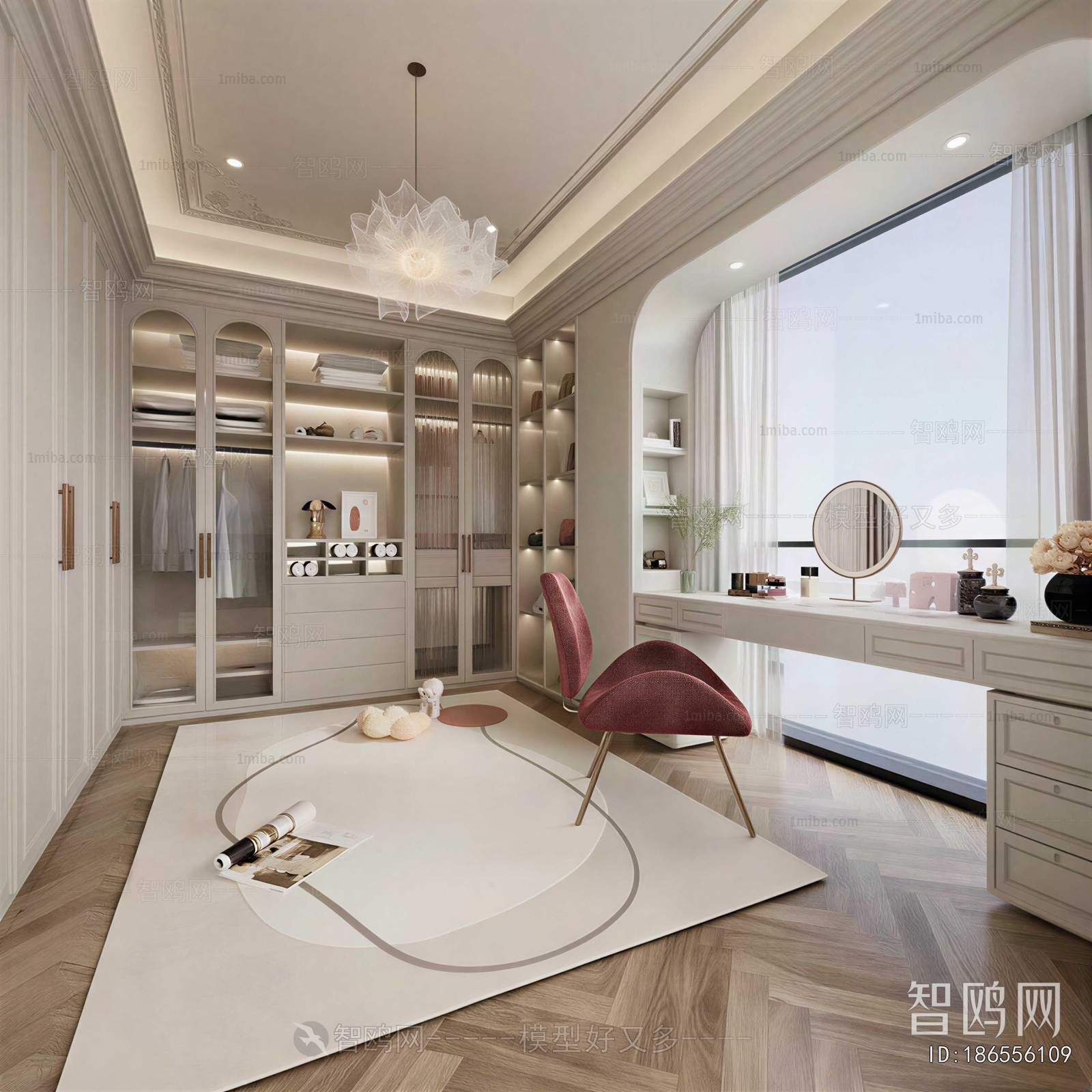 Modern Clothes Storage Area