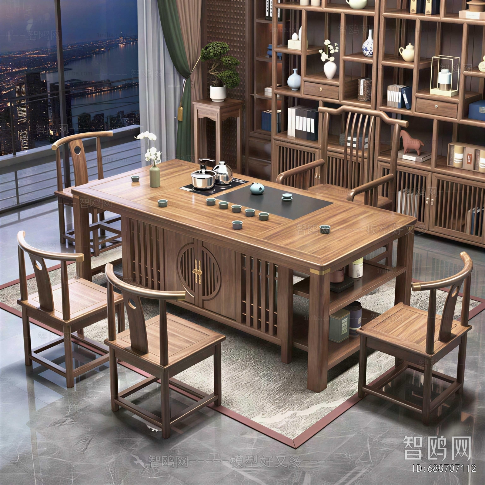 New Chinese Style Tea Tables And Chairs