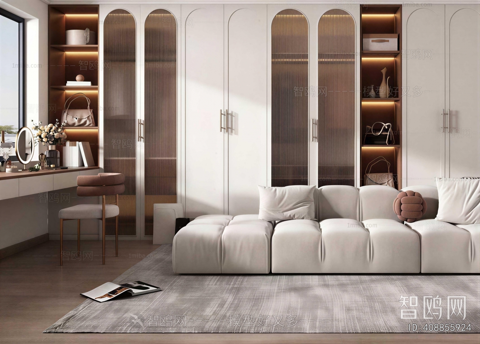 Modern Clothes Storage Area