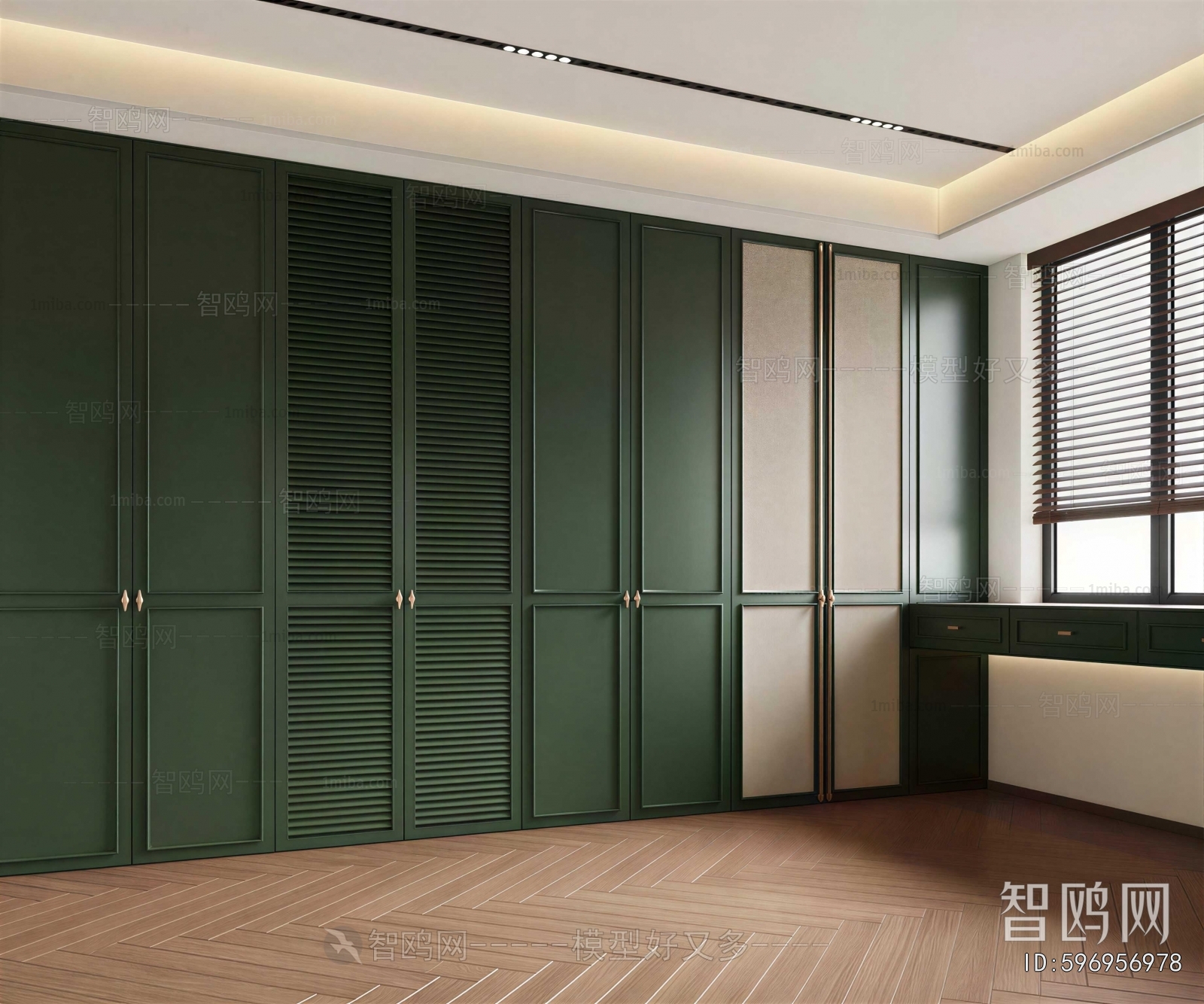 Modern Clothes Storage Area