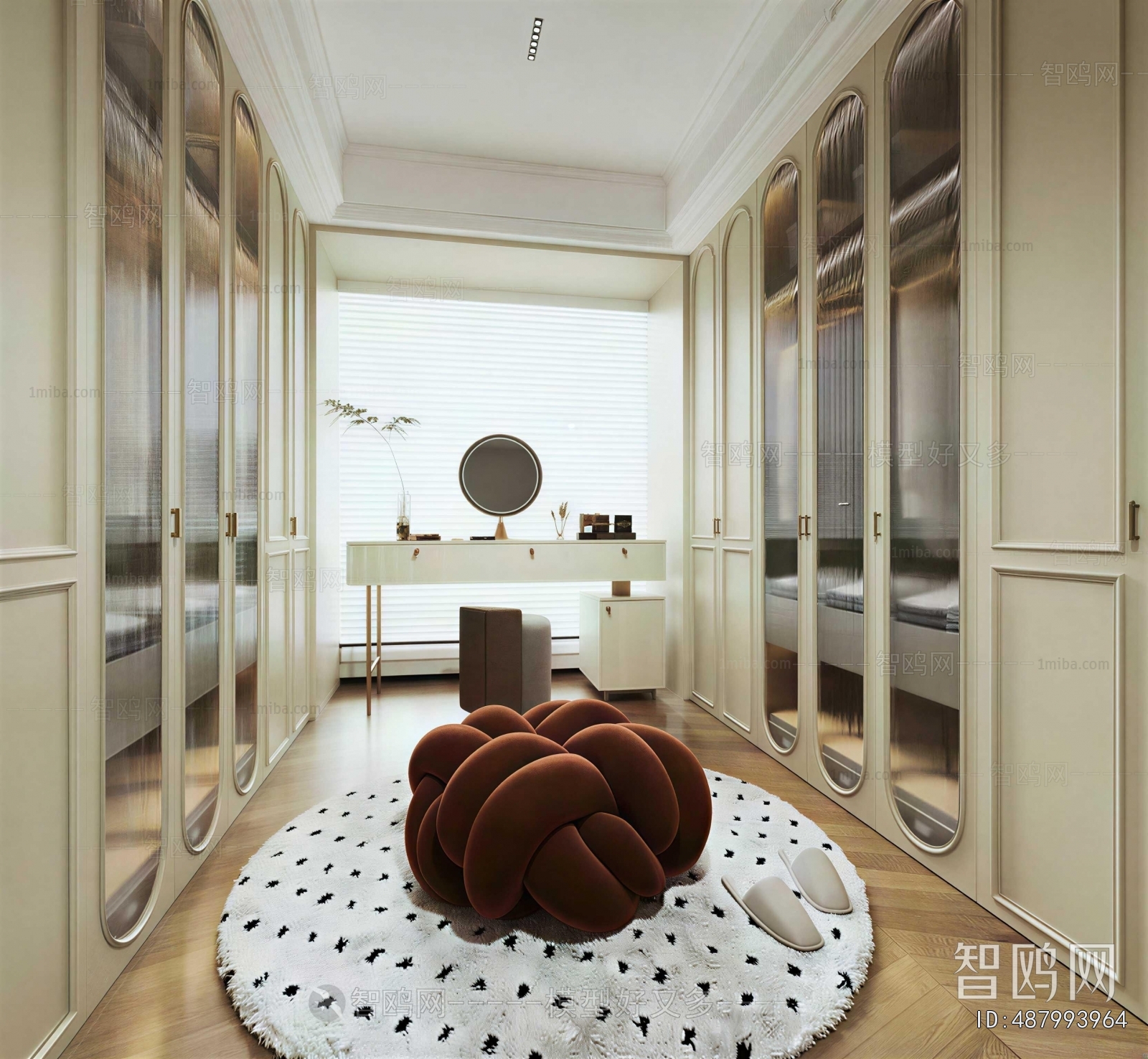 Modern Clothes Storage Area