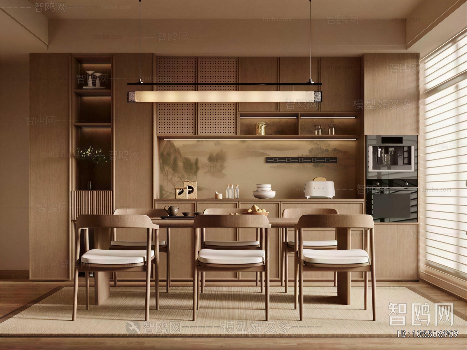 New Chinese Style Dining Room